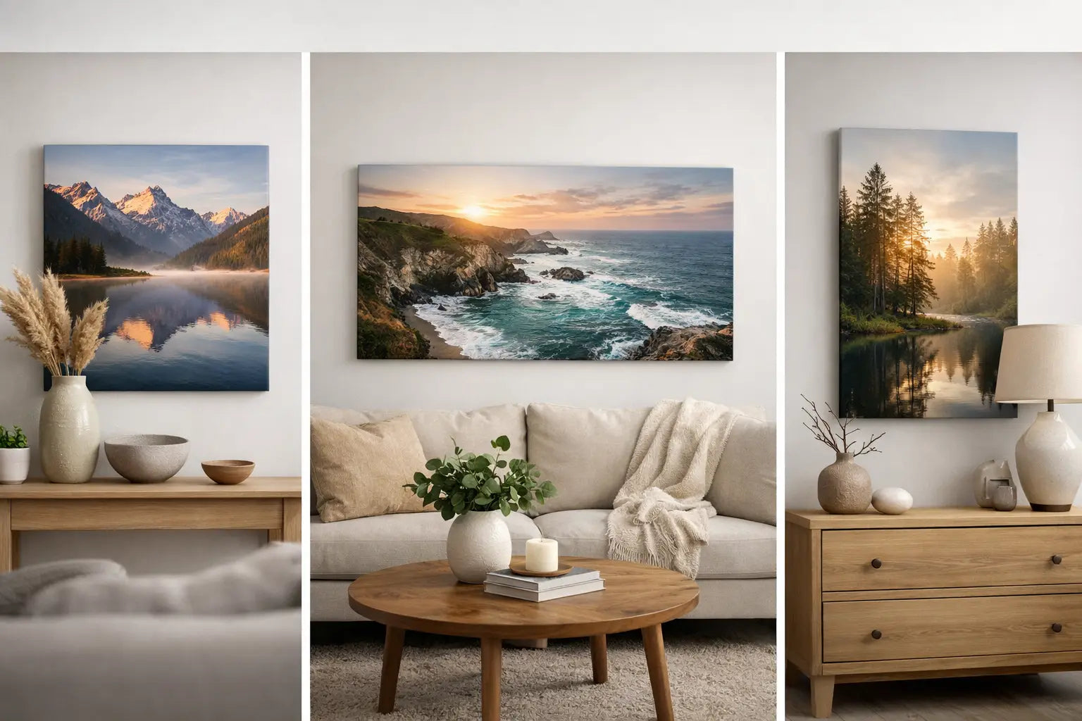 How to Style Landscape Canvas Prints