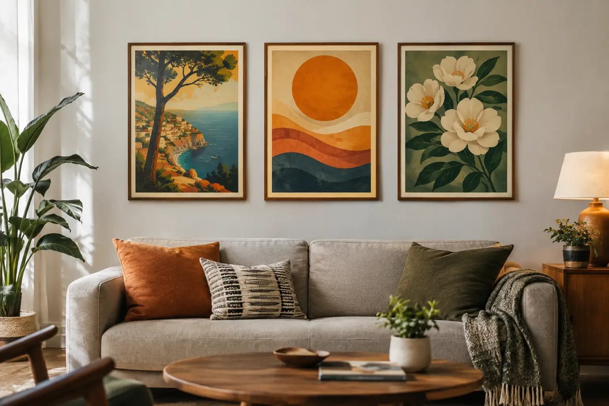 Vintage Posters That Make a Room Feel Finished