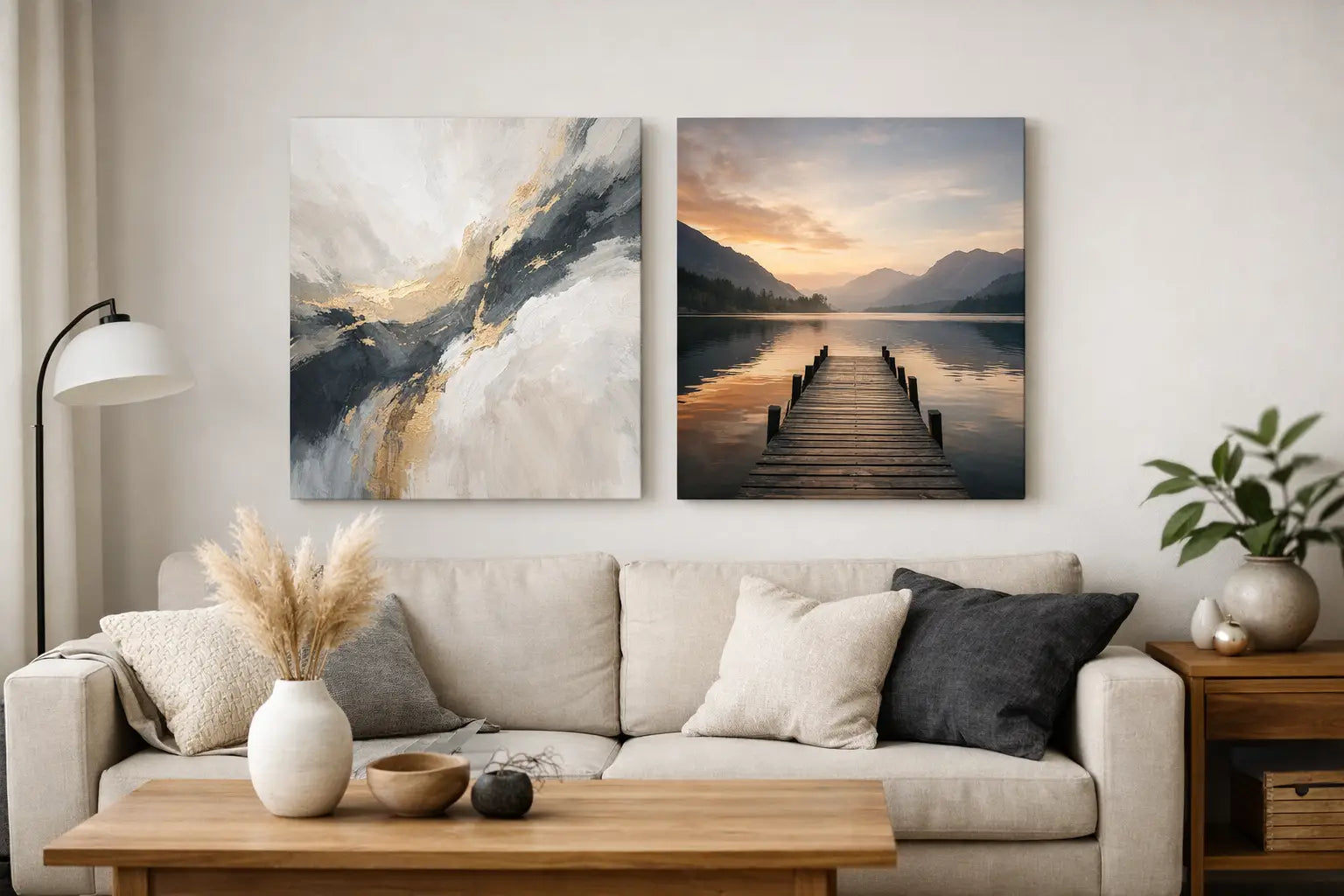 Is Canvas Wall Art Tacky? Not If You Style It Right