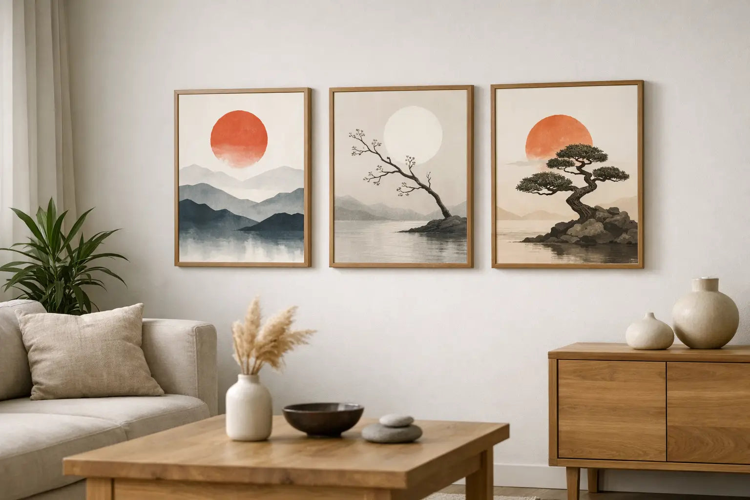 Japanese Minimalist Art Prints for Modern Homes