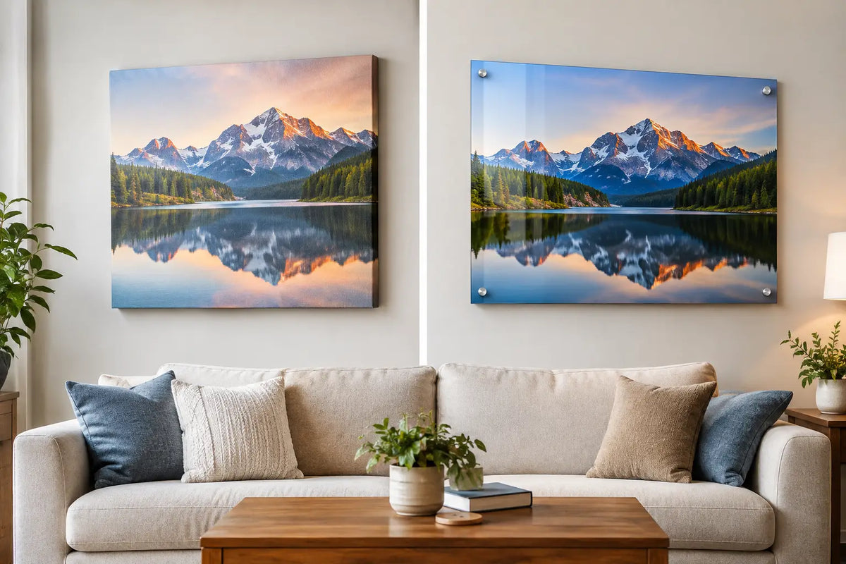 Canvas Art vs Metal Prints: Which Fits Your Room?