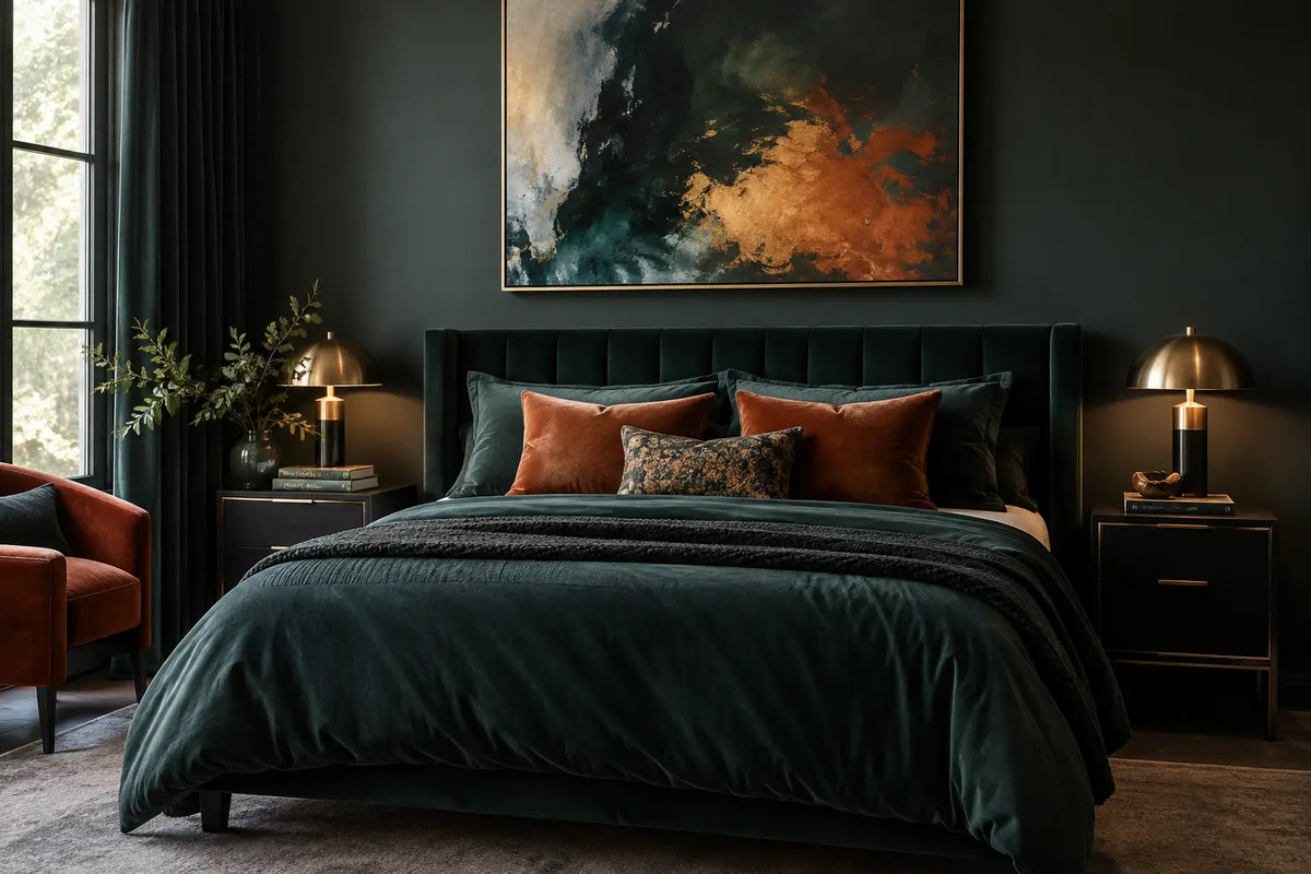 Moody Bedroom Art Inspiration for Bold Rooms