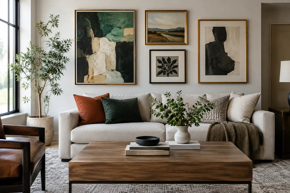 Curated Art Collections That Complete a Room