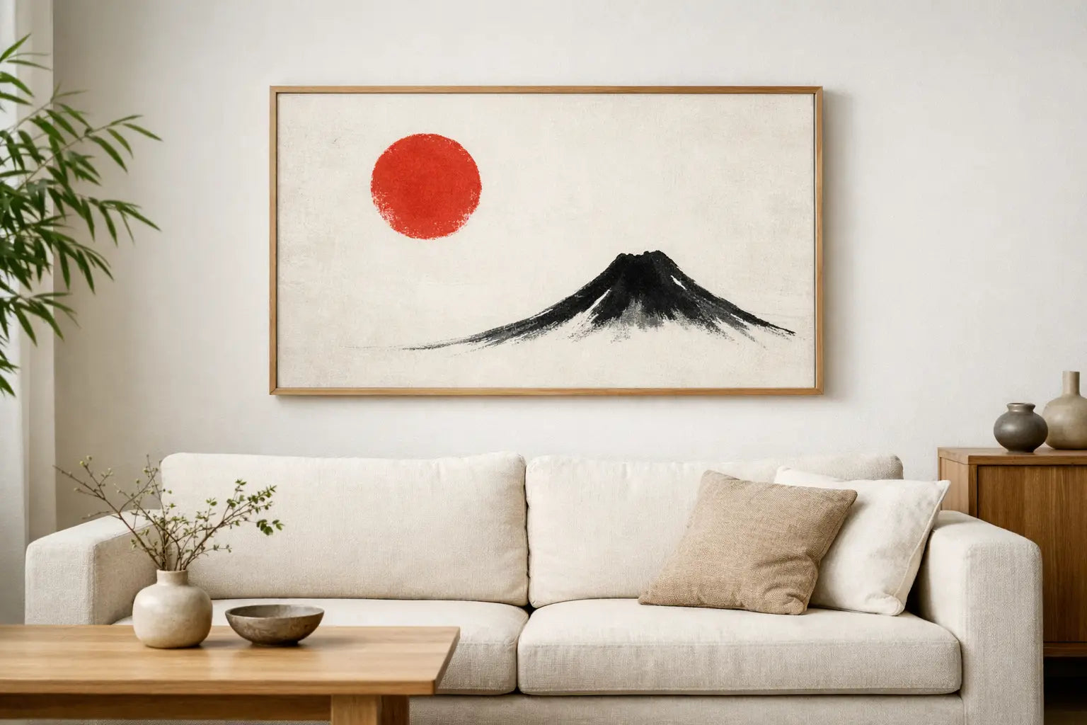 Japanese Minimalist Painting for Modern Homes