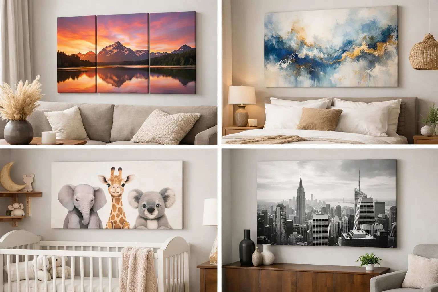 Trending Canvas Print Styles for Every Room