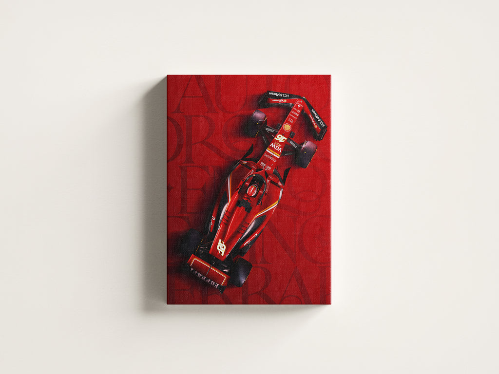 Ferrari F1 Poster – Italian Grand Prix Imola 2024 Racing Wall Art