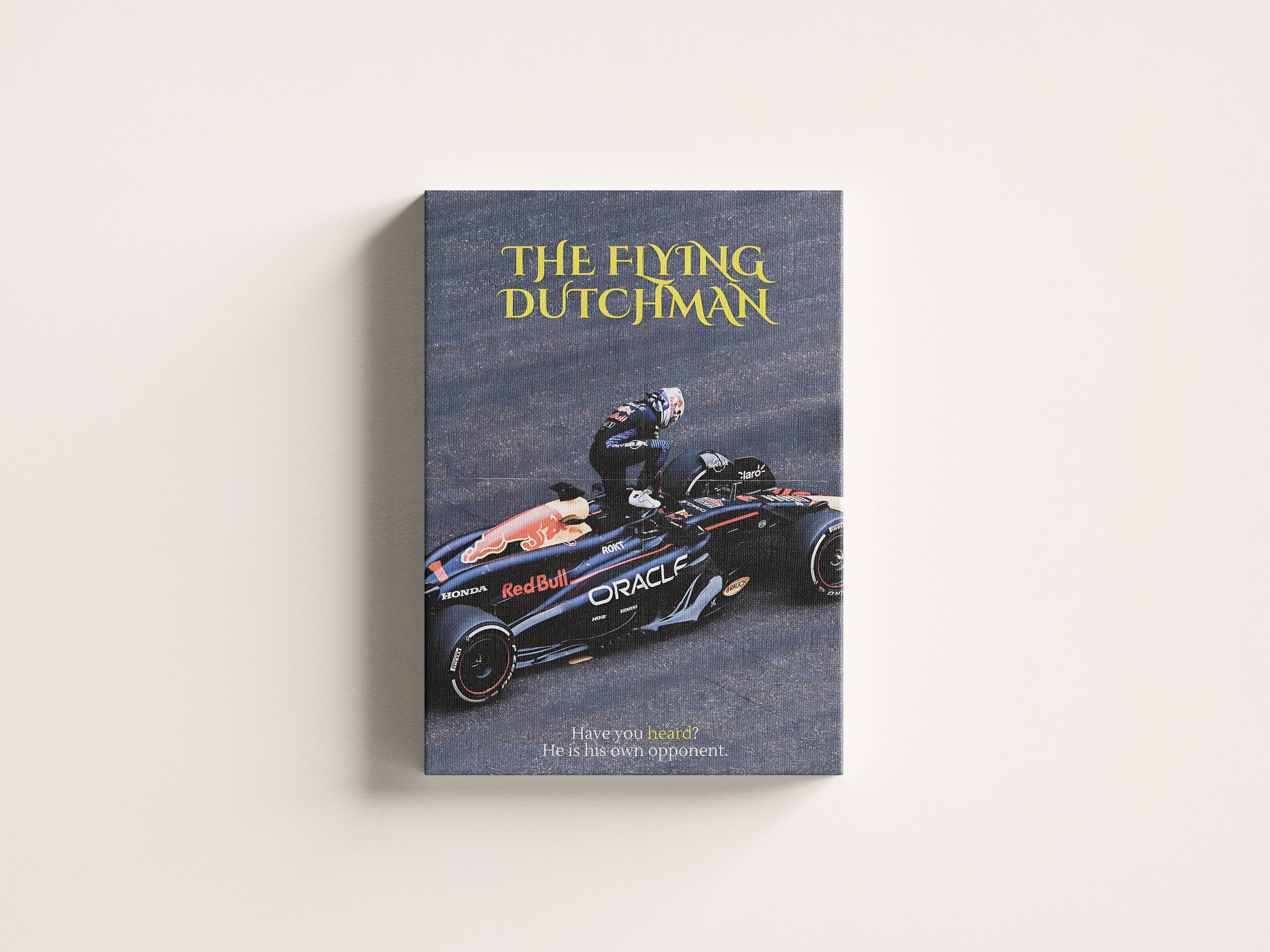 The Flying Dutchman Poster, F1 Wall Art, Vintage Poster, Race Car Wall Art, F1fan, Canvans Wall Art