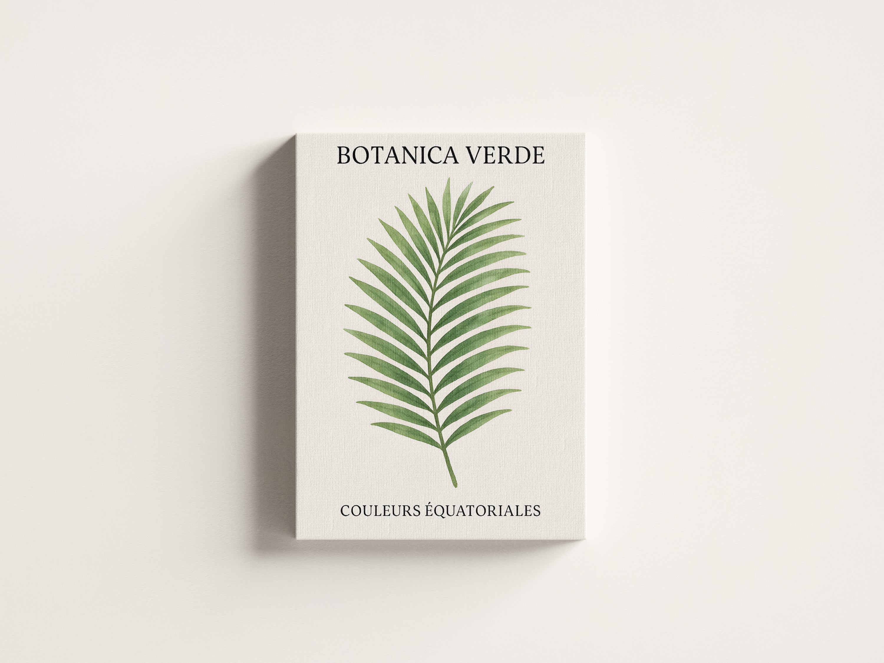 Botanica Verde - Minimal Green Botanical Art Print