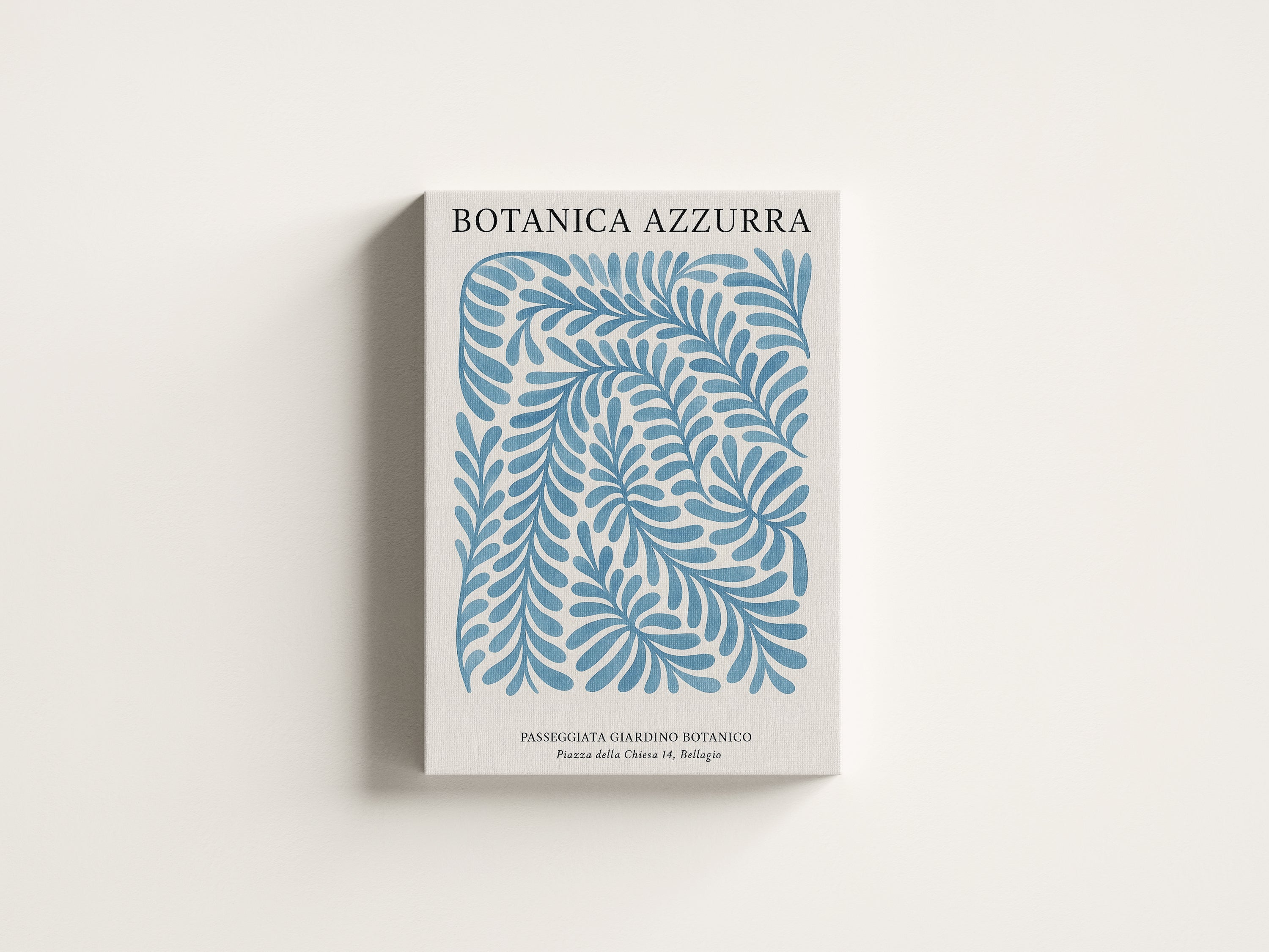 Botanica Azzurra - Modern Botanical Art Print