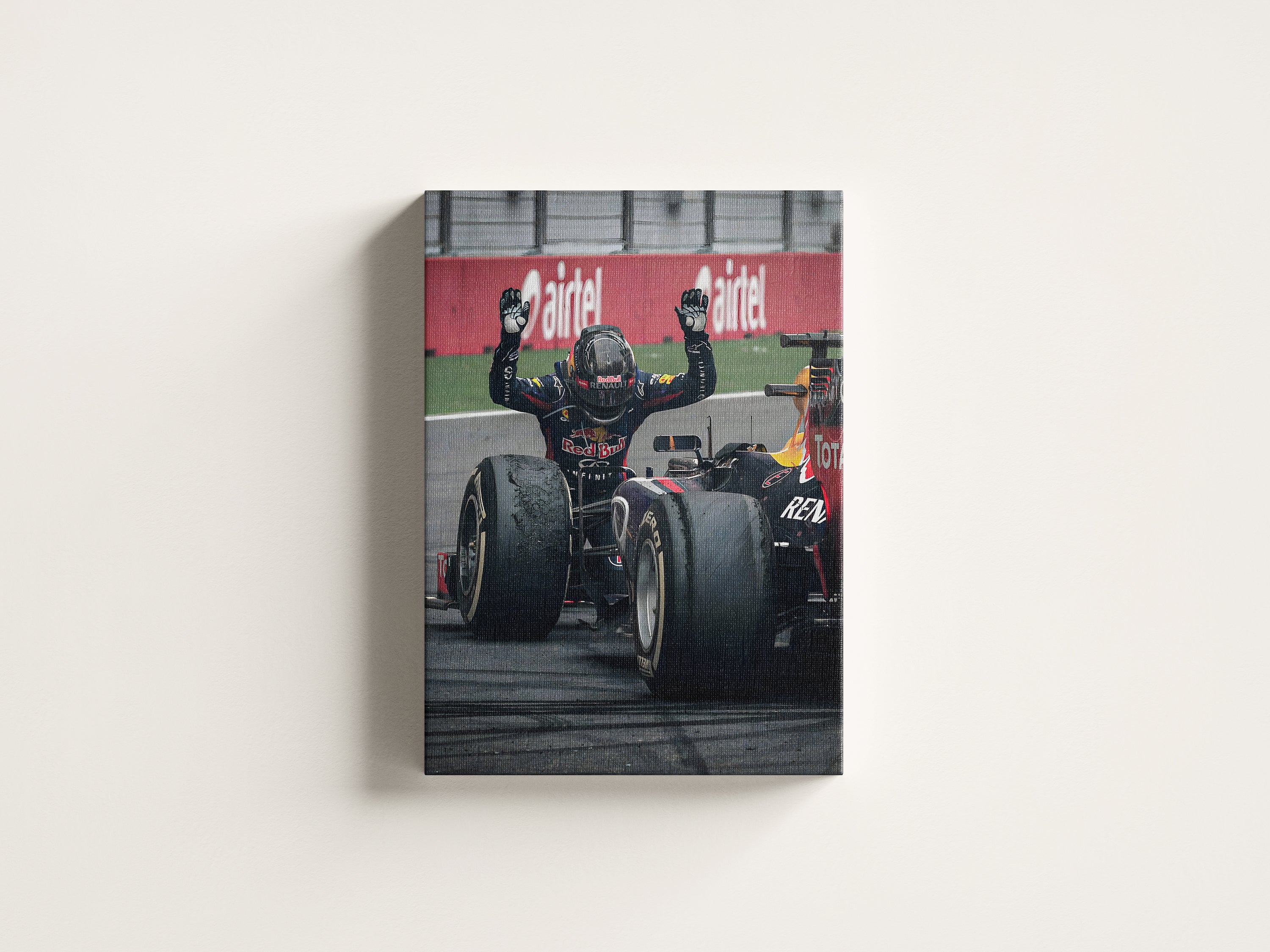 Red Bull F1 Victory Poster – Champion Celebration Motorsport Wall Art, Canvans Wall Art
