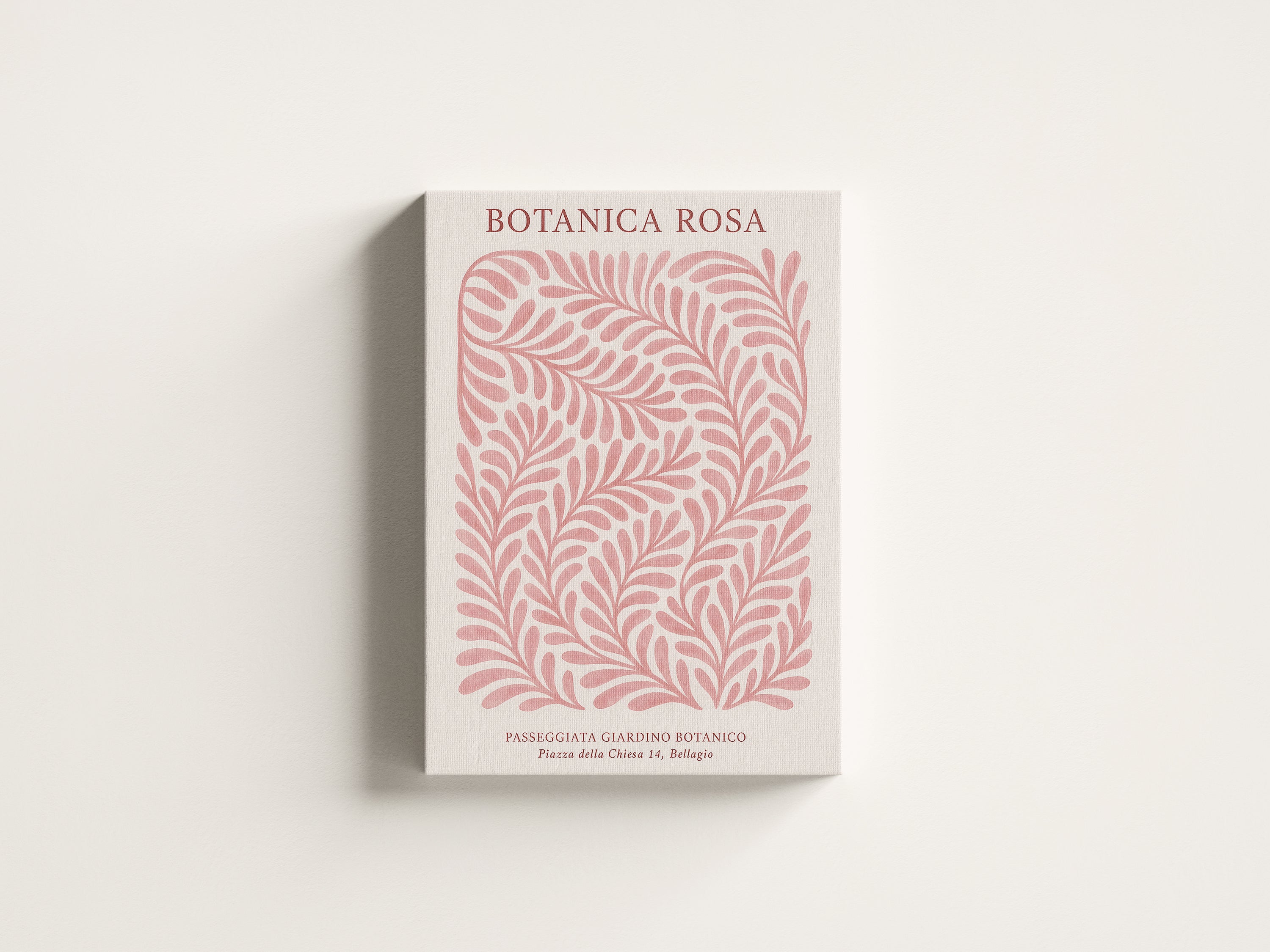 Botanica Rosa - Soft Pink Botanical Art Print