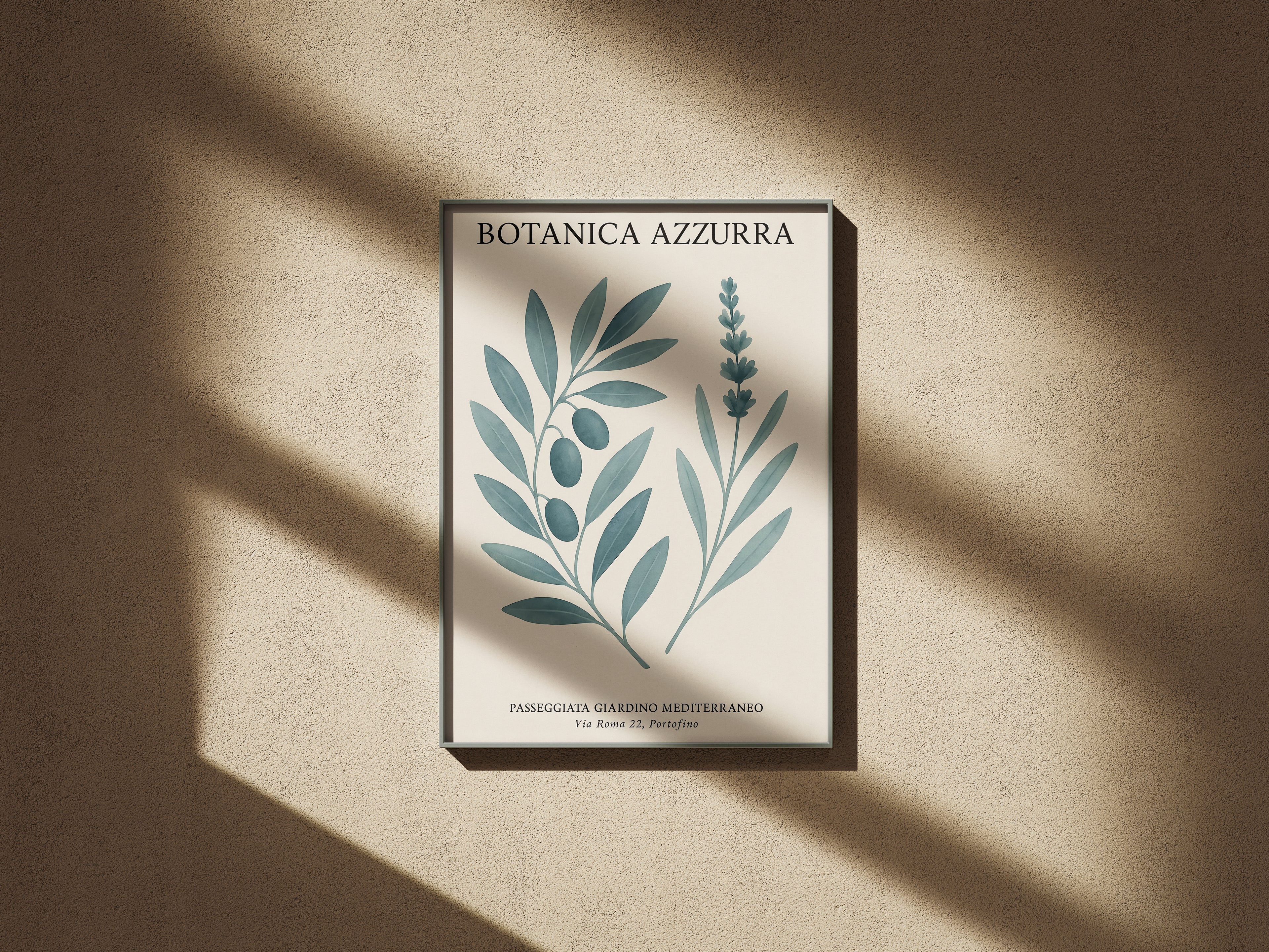 Botanica Azzurra - Mediterranean Botanical Art Print