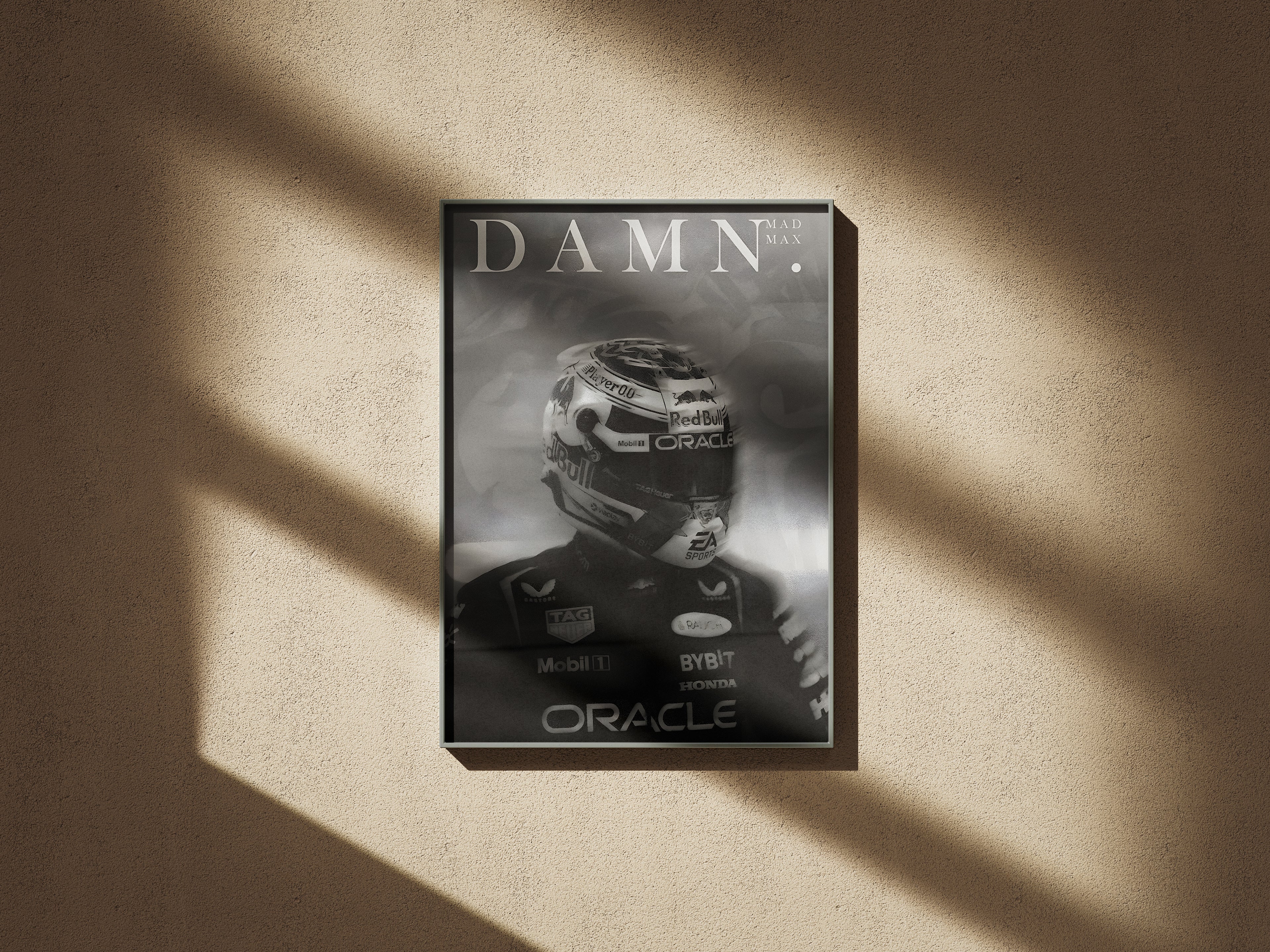 Max Verstappen Poster – DAMN. F1 Racing Art Print for Fans