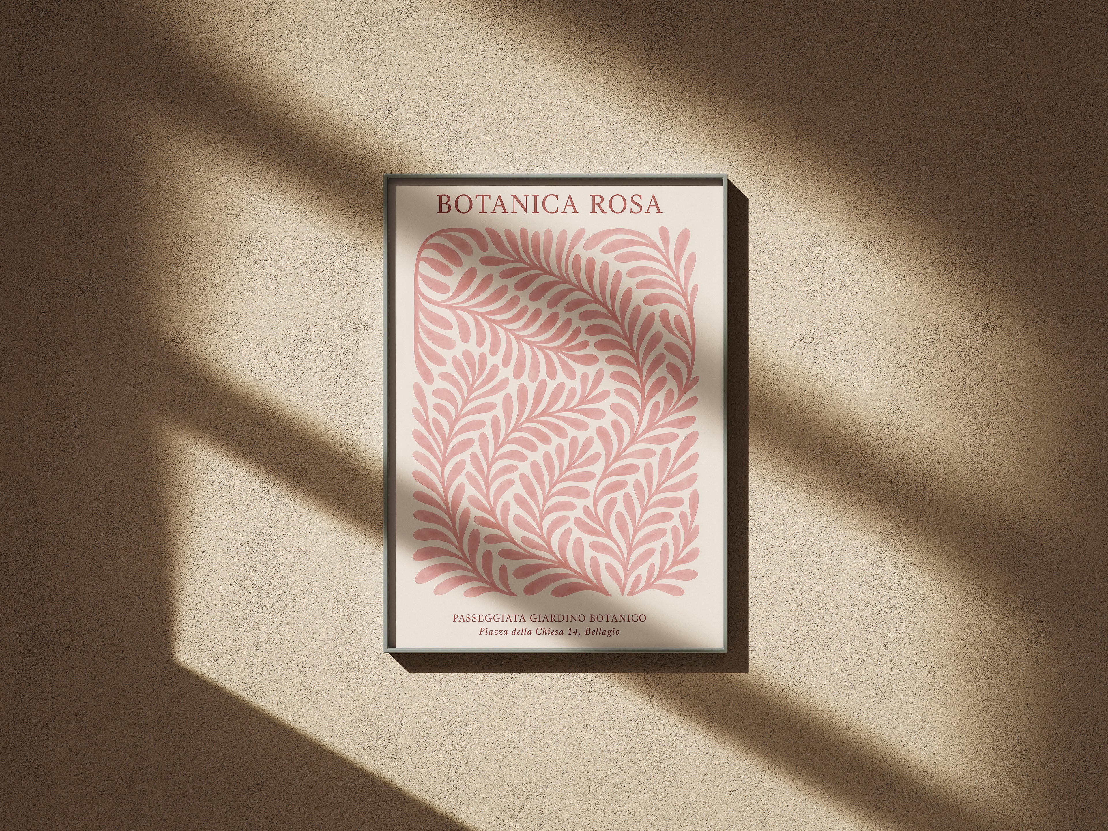 Botanica Rosa - Soft Pink Botanical Art Print