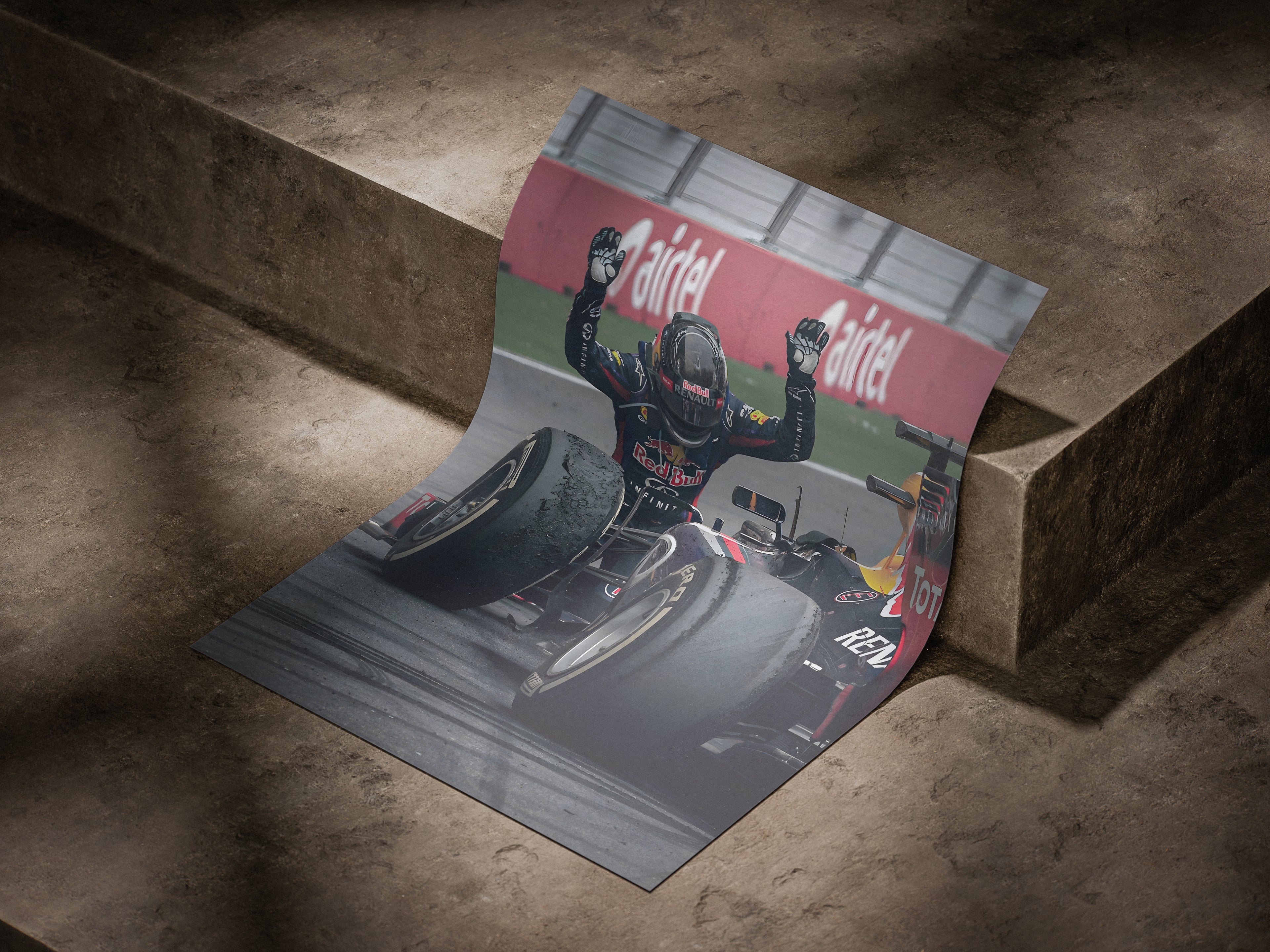 Red Bull F1 Victory Poster – Champion Celebration Motorsport Wall Art, Canvans Wall Art