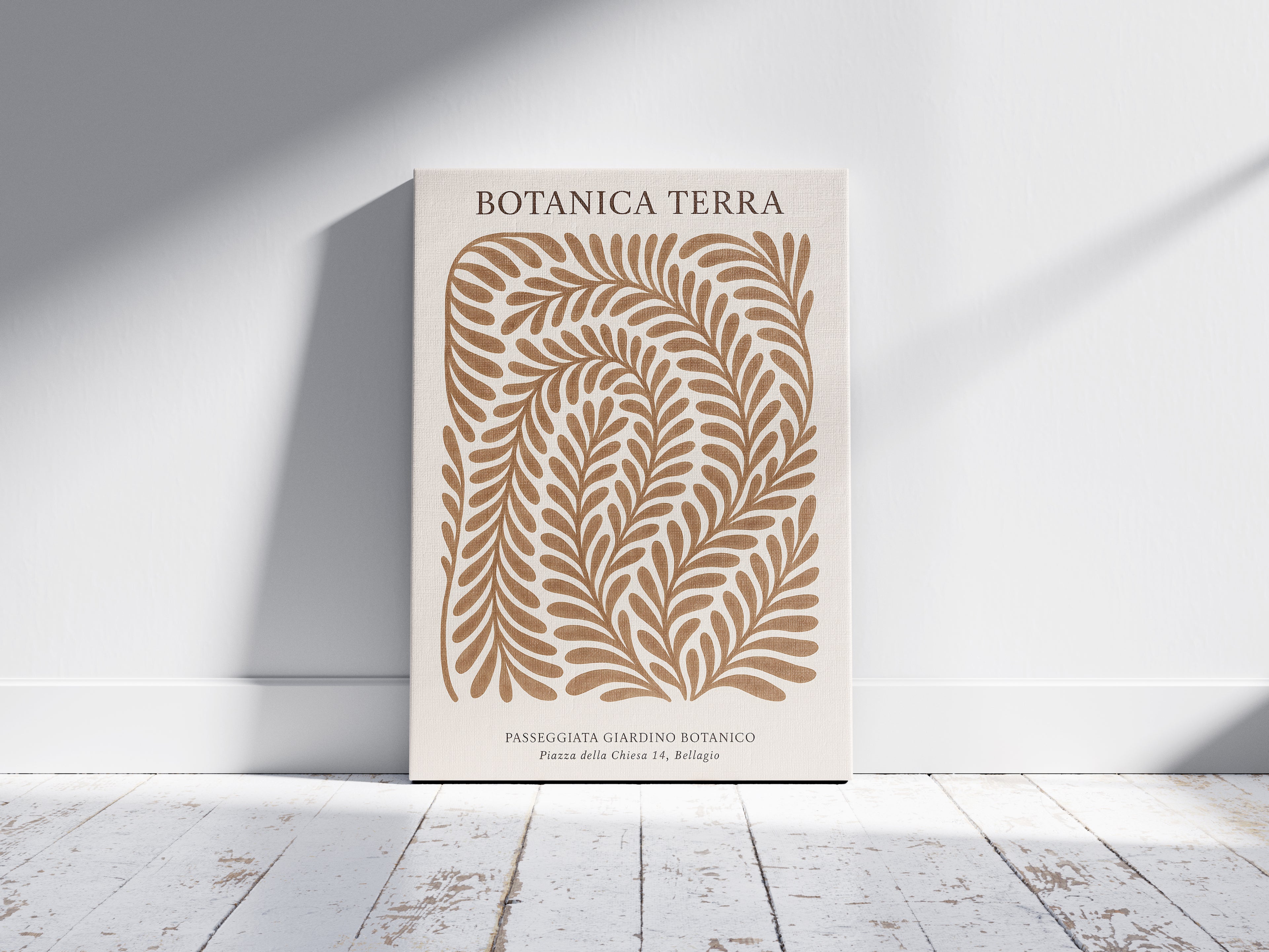 Botanica Terra - Earth-Toned Botanical Art Print