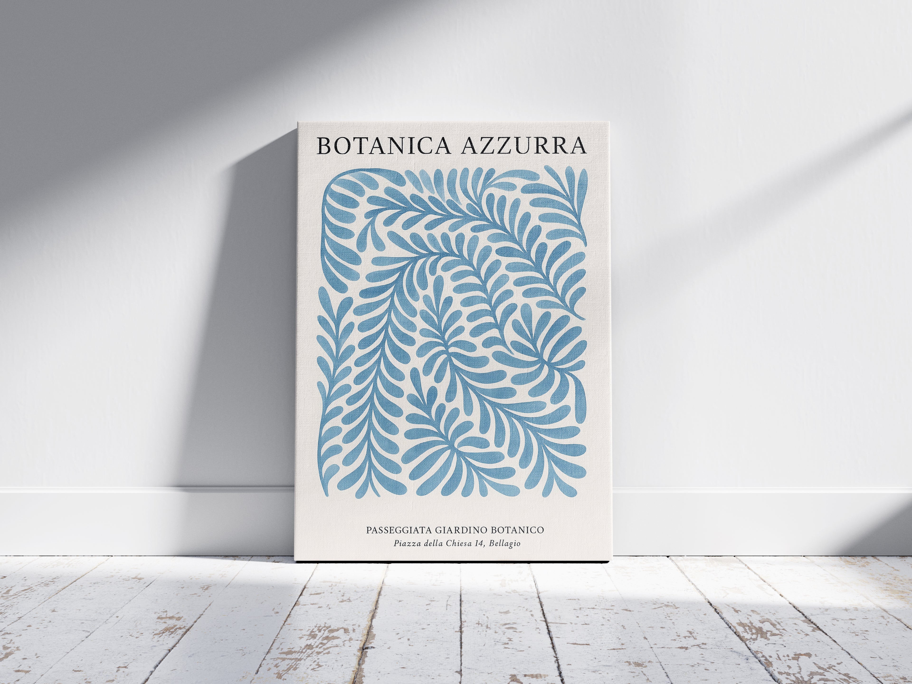 Botanica Azzurra - Modern Botanical Art Print