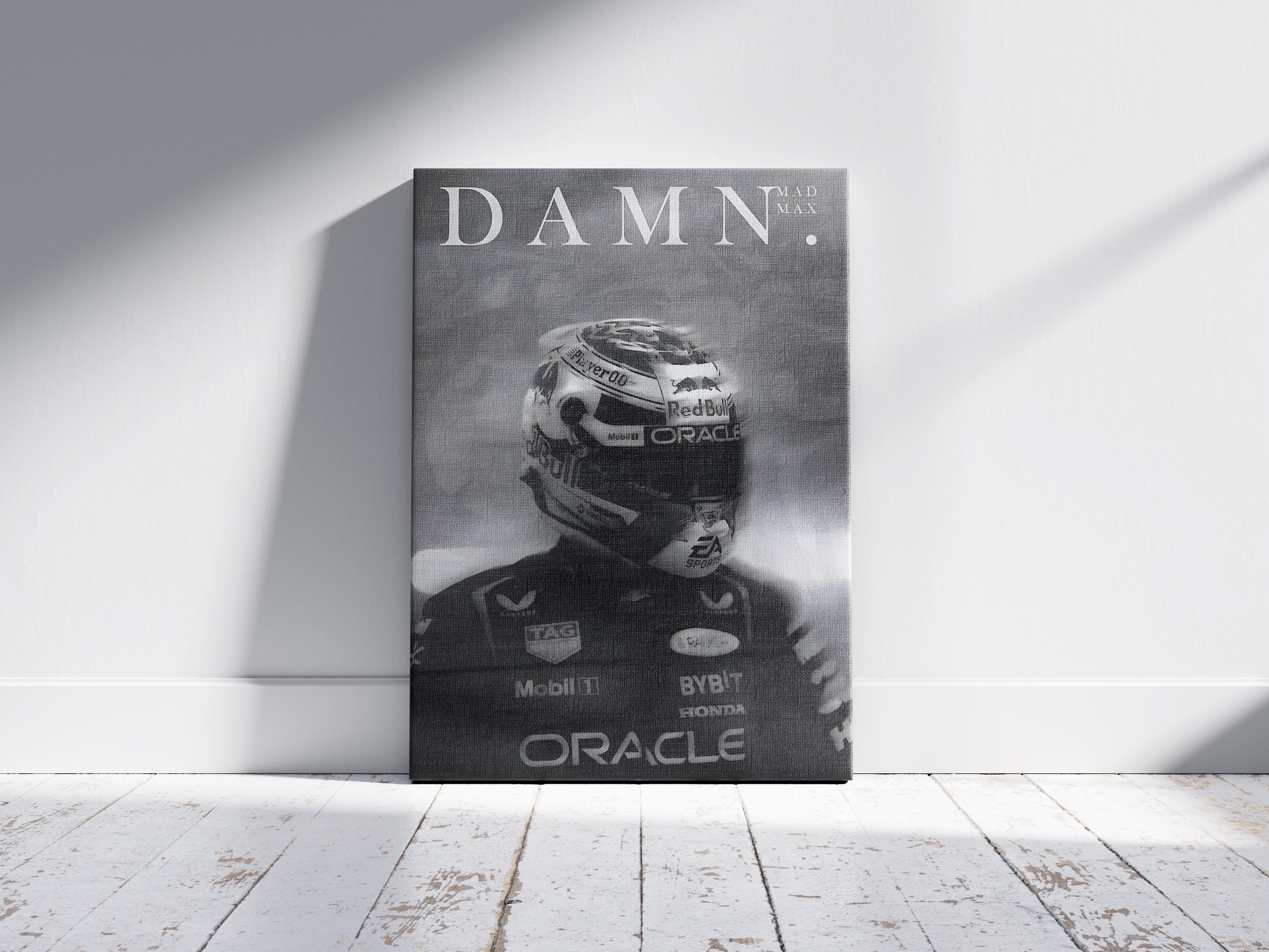 Max Verstappen Poster – DAMN. F1 Racing Art Print for Fans
