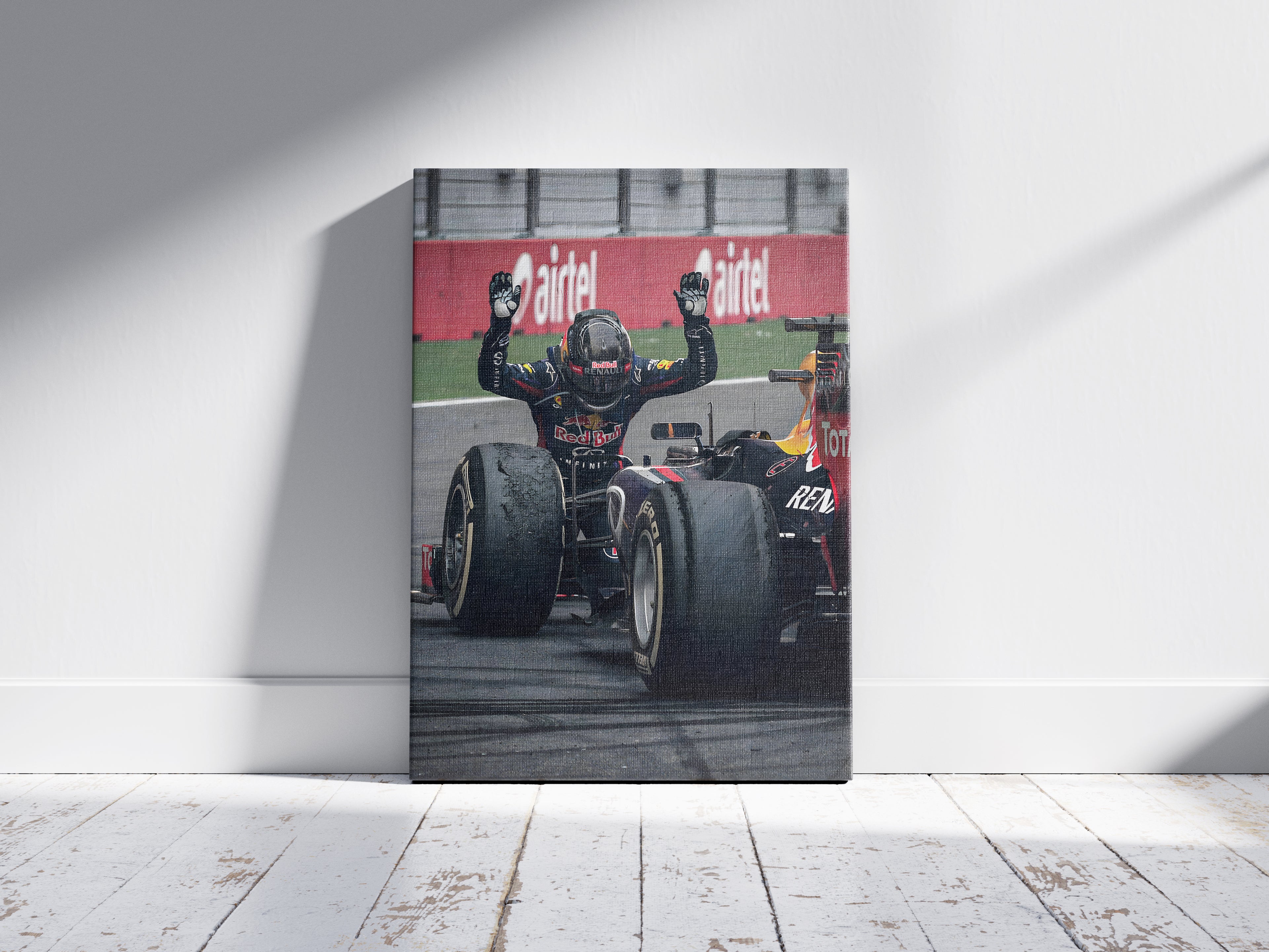 Red Bull F1 Victory Poster – Champion Celebration Motorsport Wall Art, Canvans Wall Art