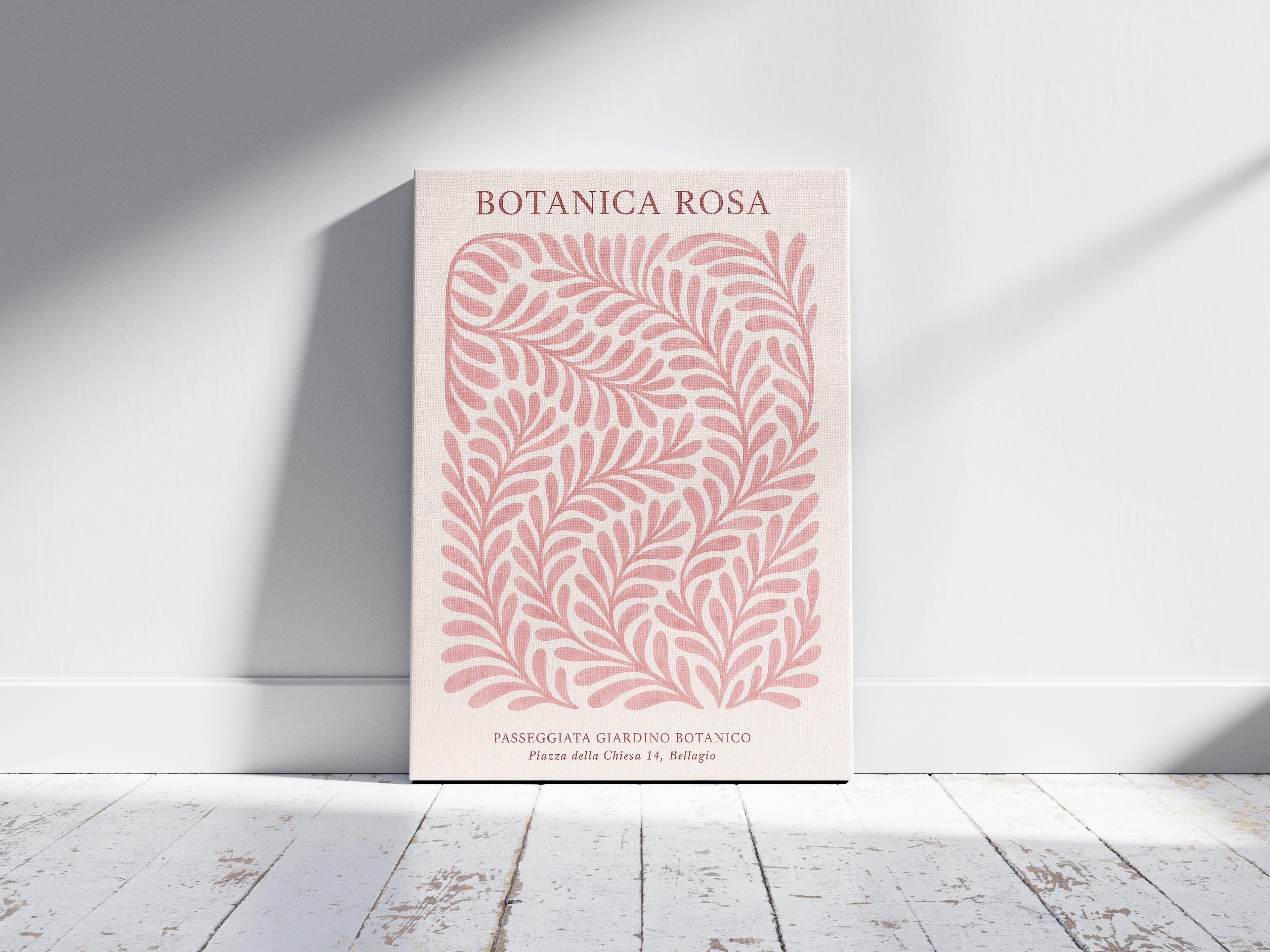 Botanica Rosa - Soft Pink Botanical Art Print