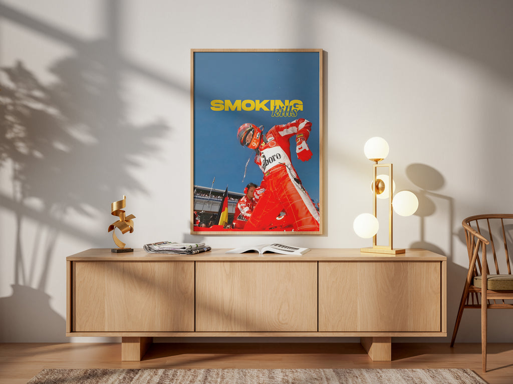 Senna Wall Art, F1 Wall Art, Vintage Poster, Race Car Wall Art, F1fan, Canvans Wall Art