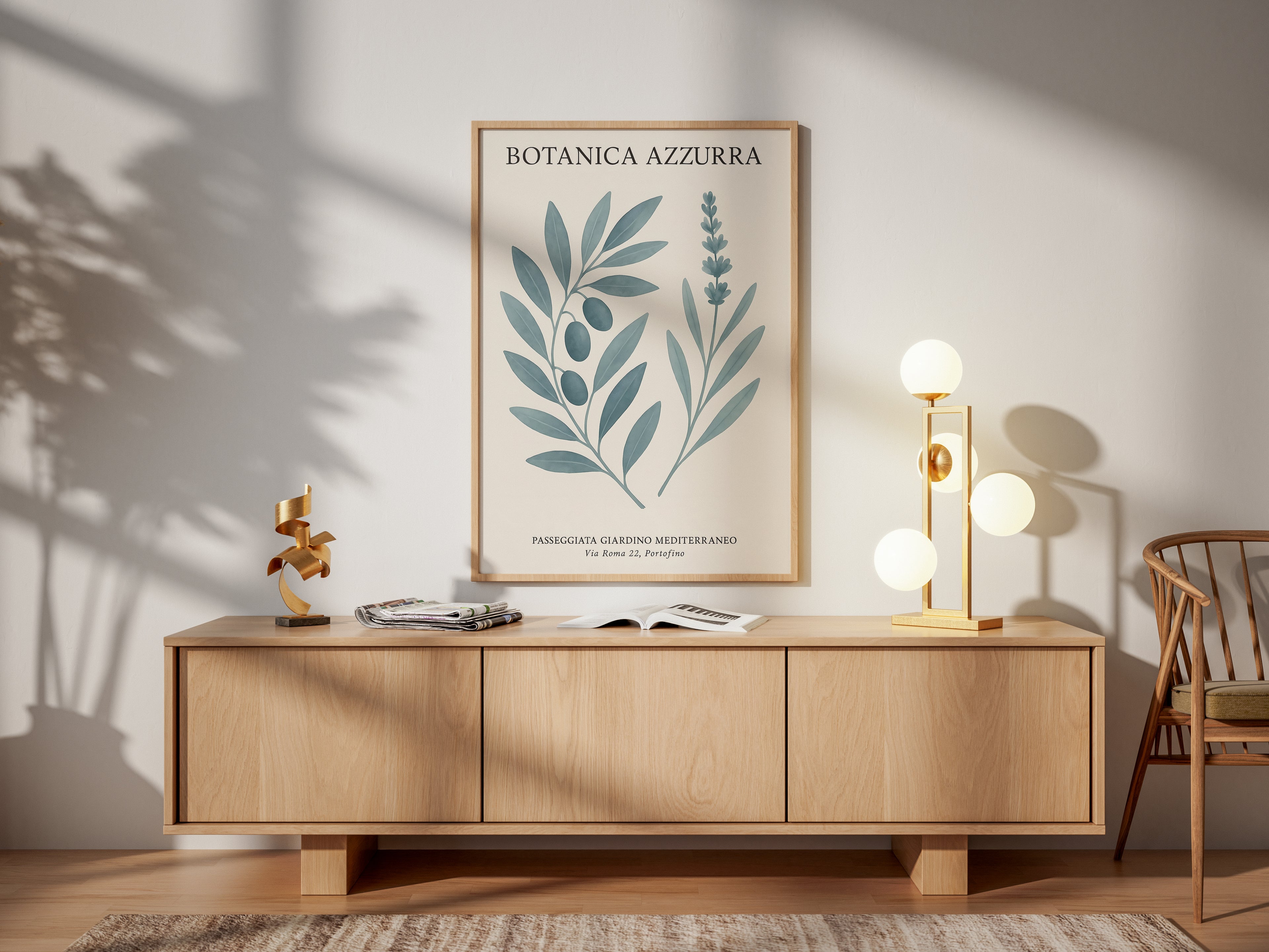 Botanica Azzurra - Mediterranean Botanical Art Print