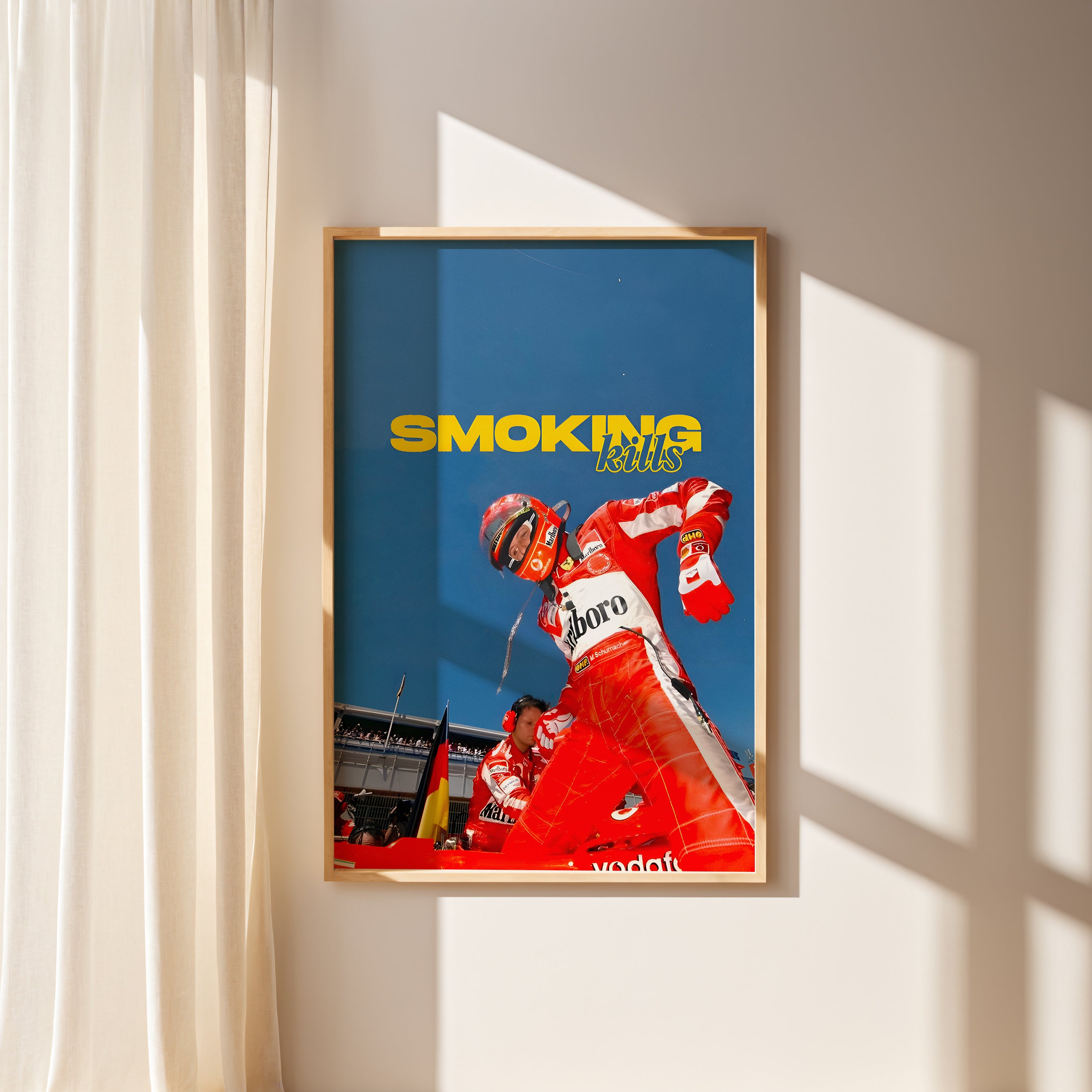 Senna Wall Art, F1 Wall Art, Vintage Poster, Race Car Wall Art, F1fan, Canvans Wall Art