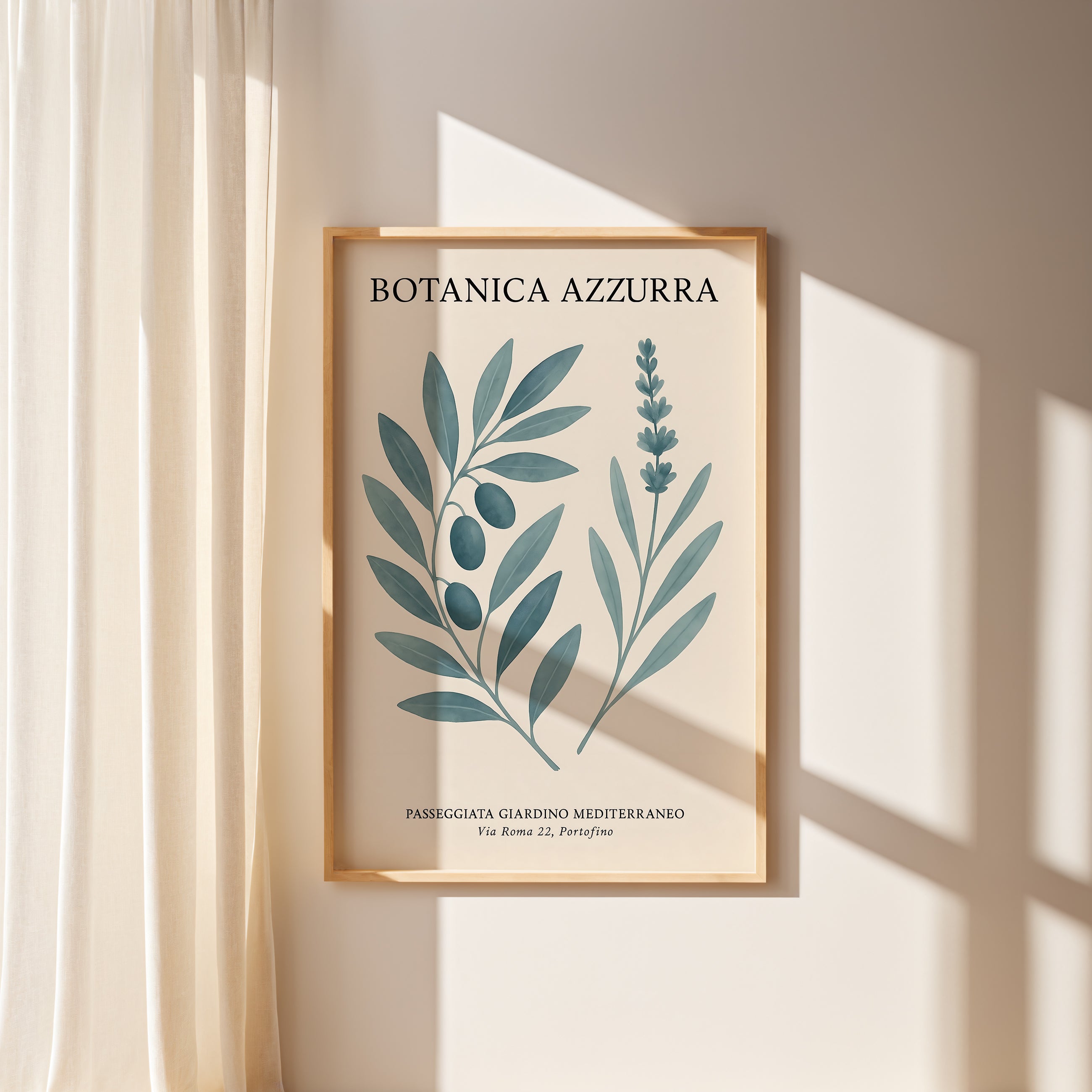 Botanica Azzurra - Mediterranean Botanical Art Print