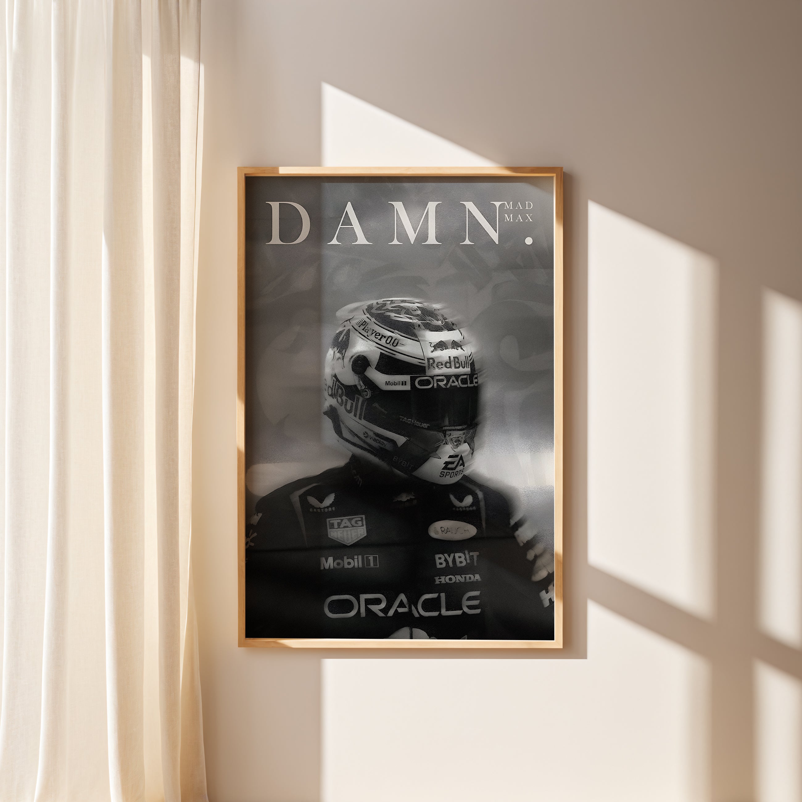 Max Verstappen Poster – DAMN. F1 Racing Art Print for Fans