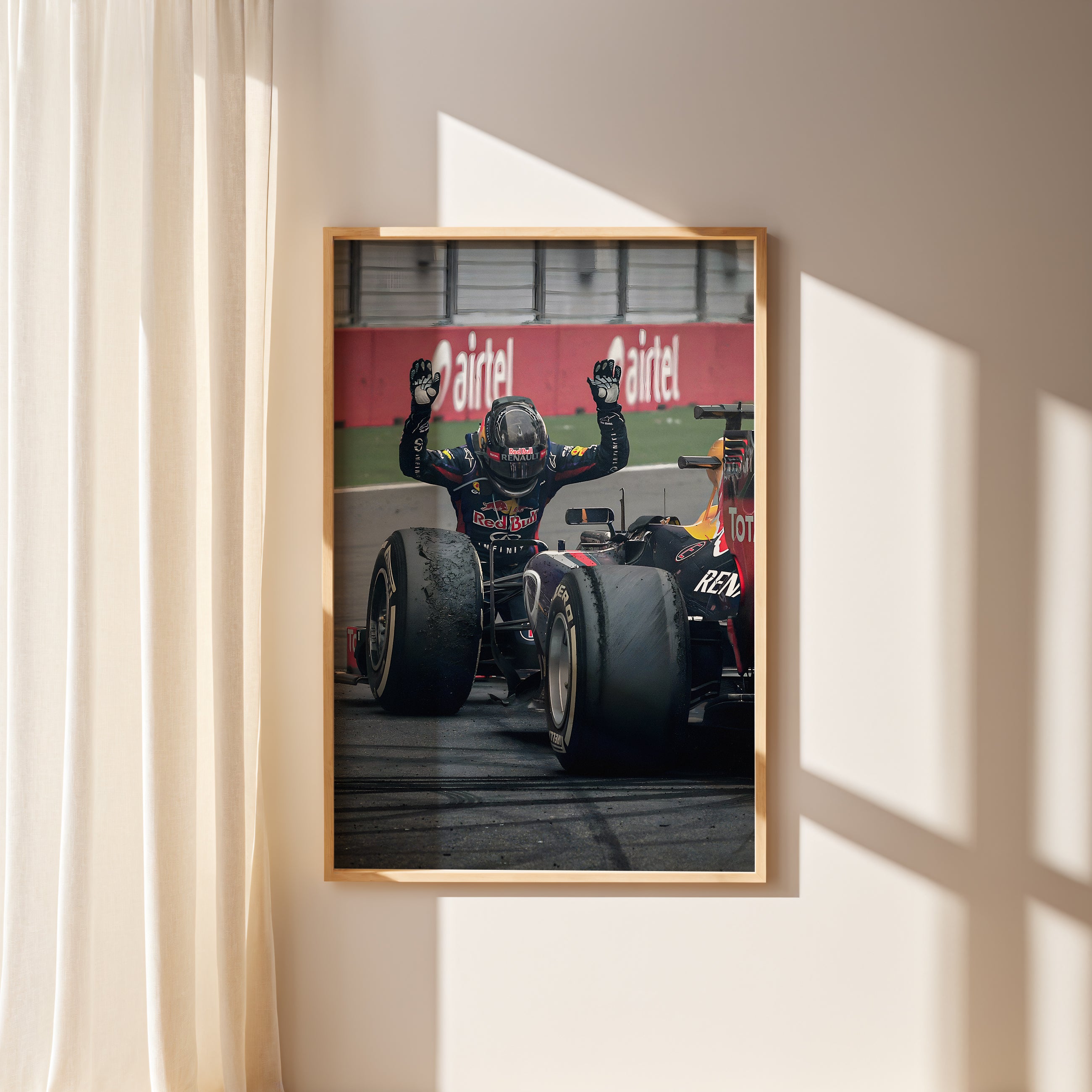 Red Bull F1 Victory Poster – Champion Celebration Motorsport Wall Art, Canvans Wall Art