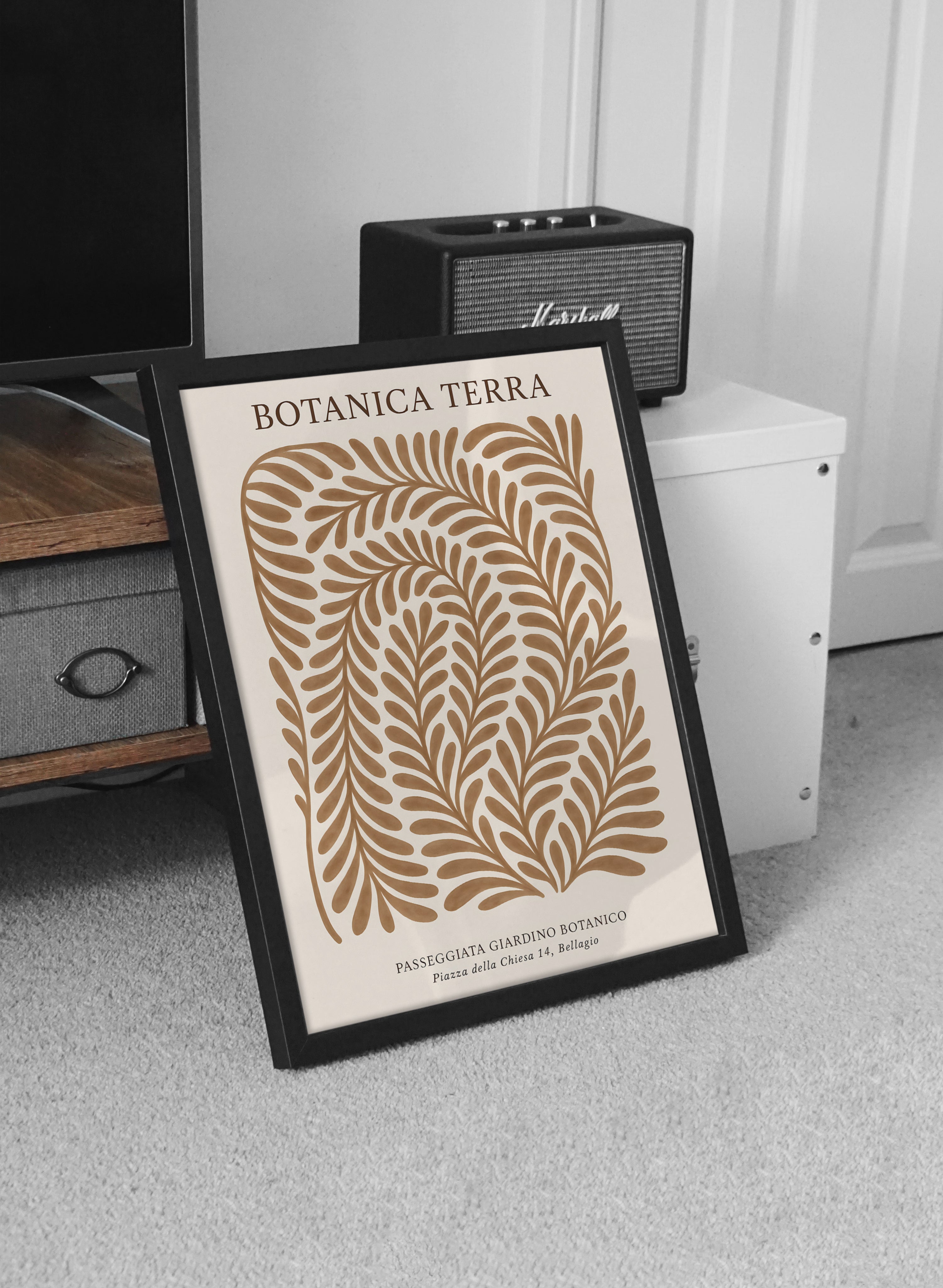 Botanica Terra - Earth-Toned Botanical Art Print