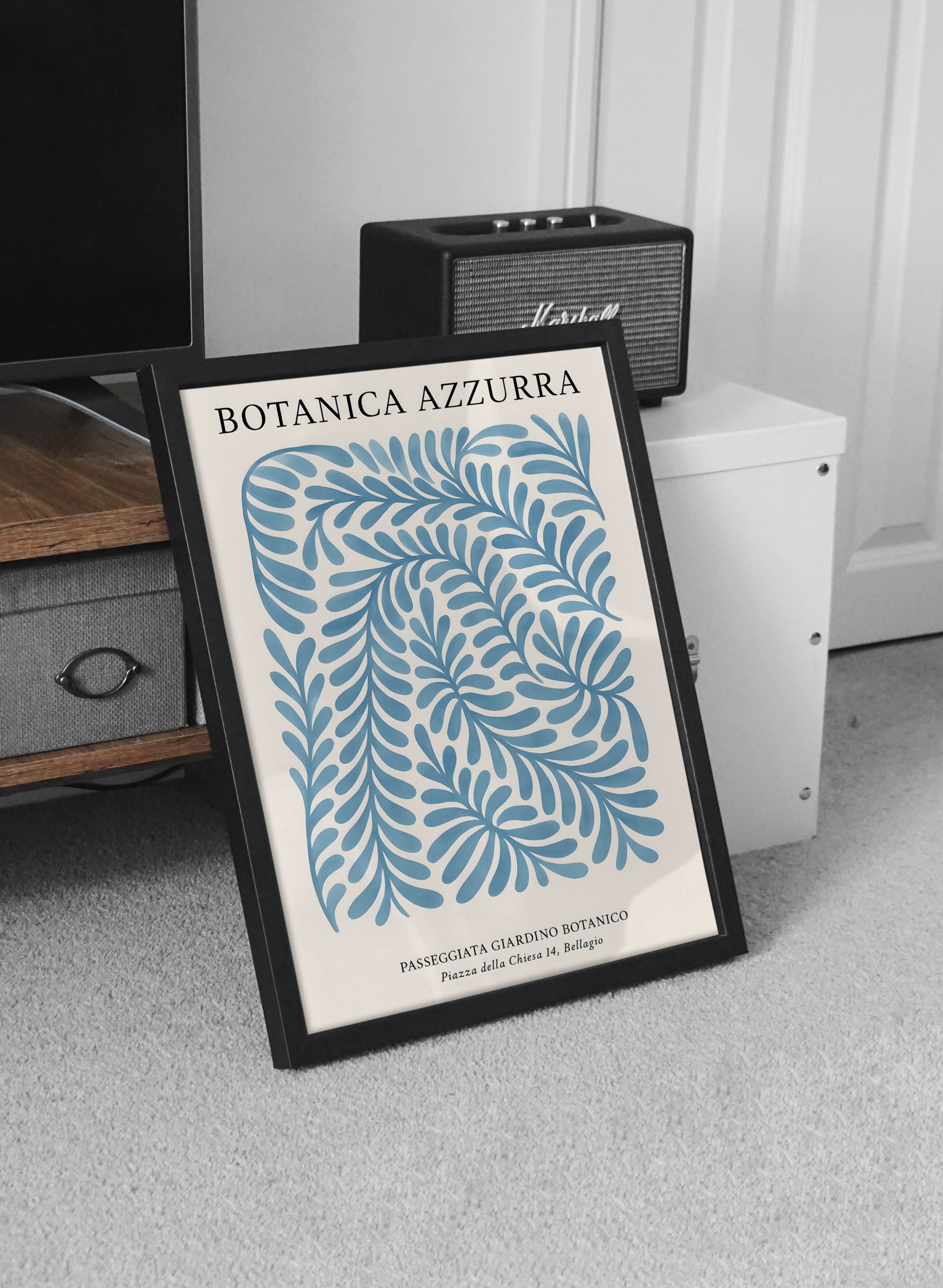 Botanica Azzurra - Modern Botanical Art Print