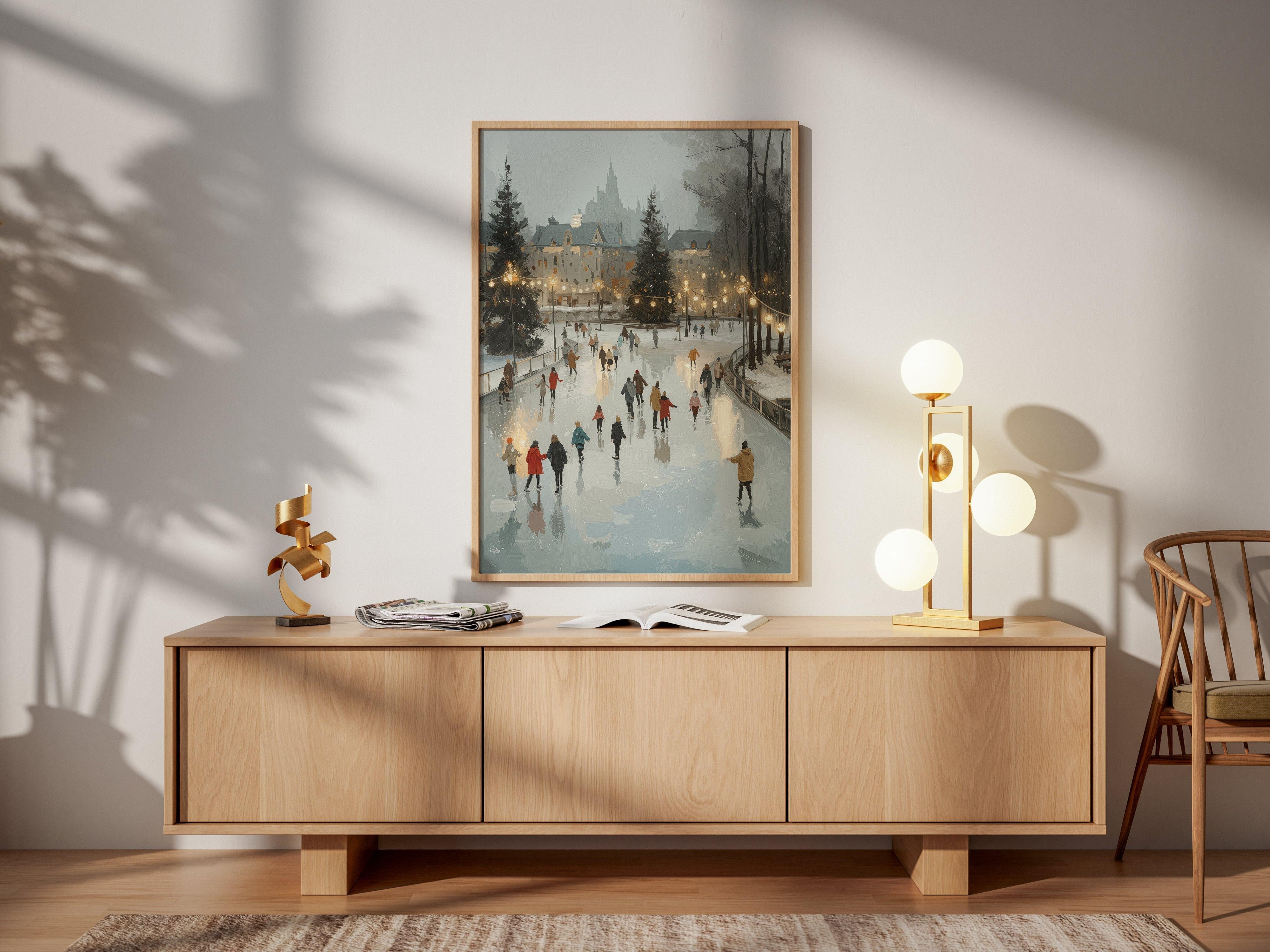 Evening on Ice.