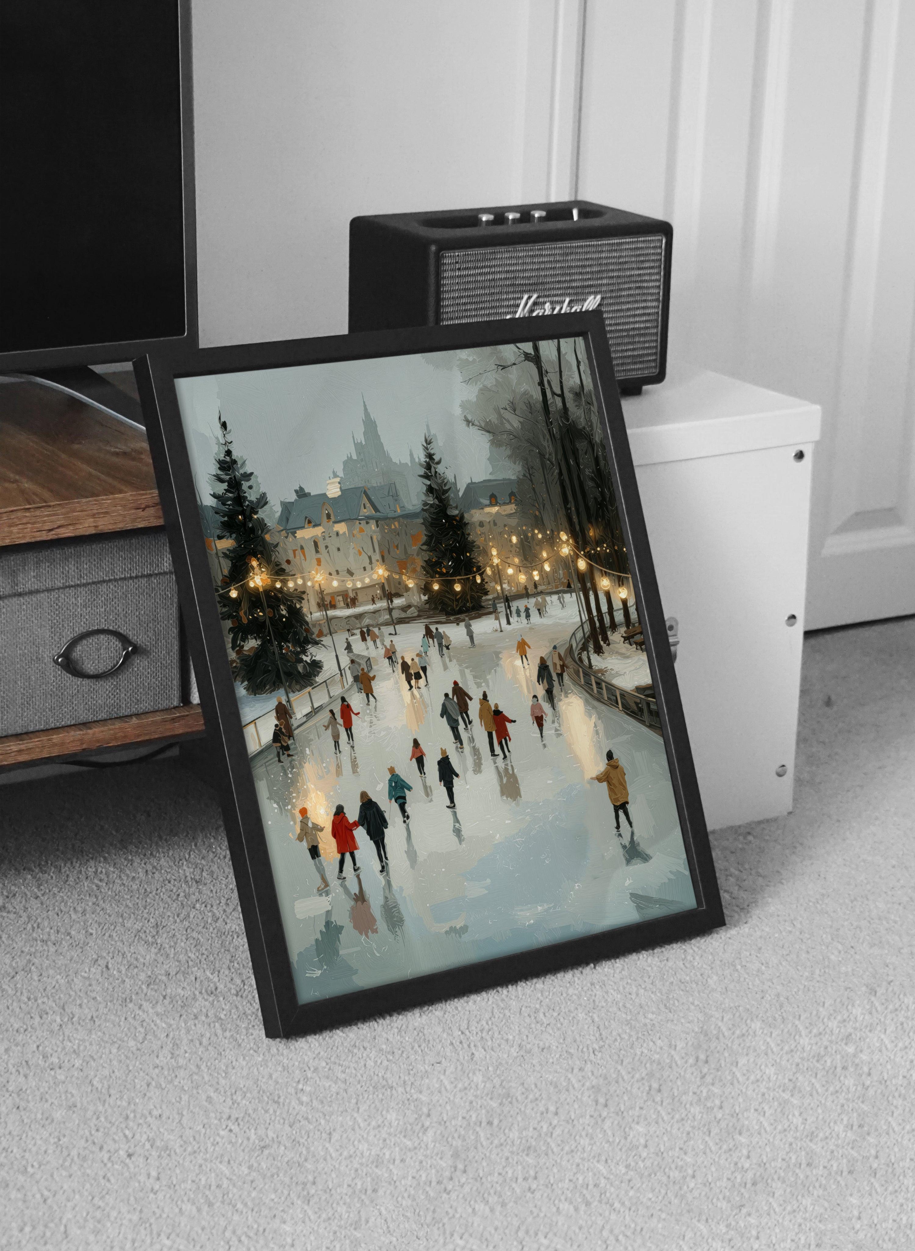 Evening on Ice.