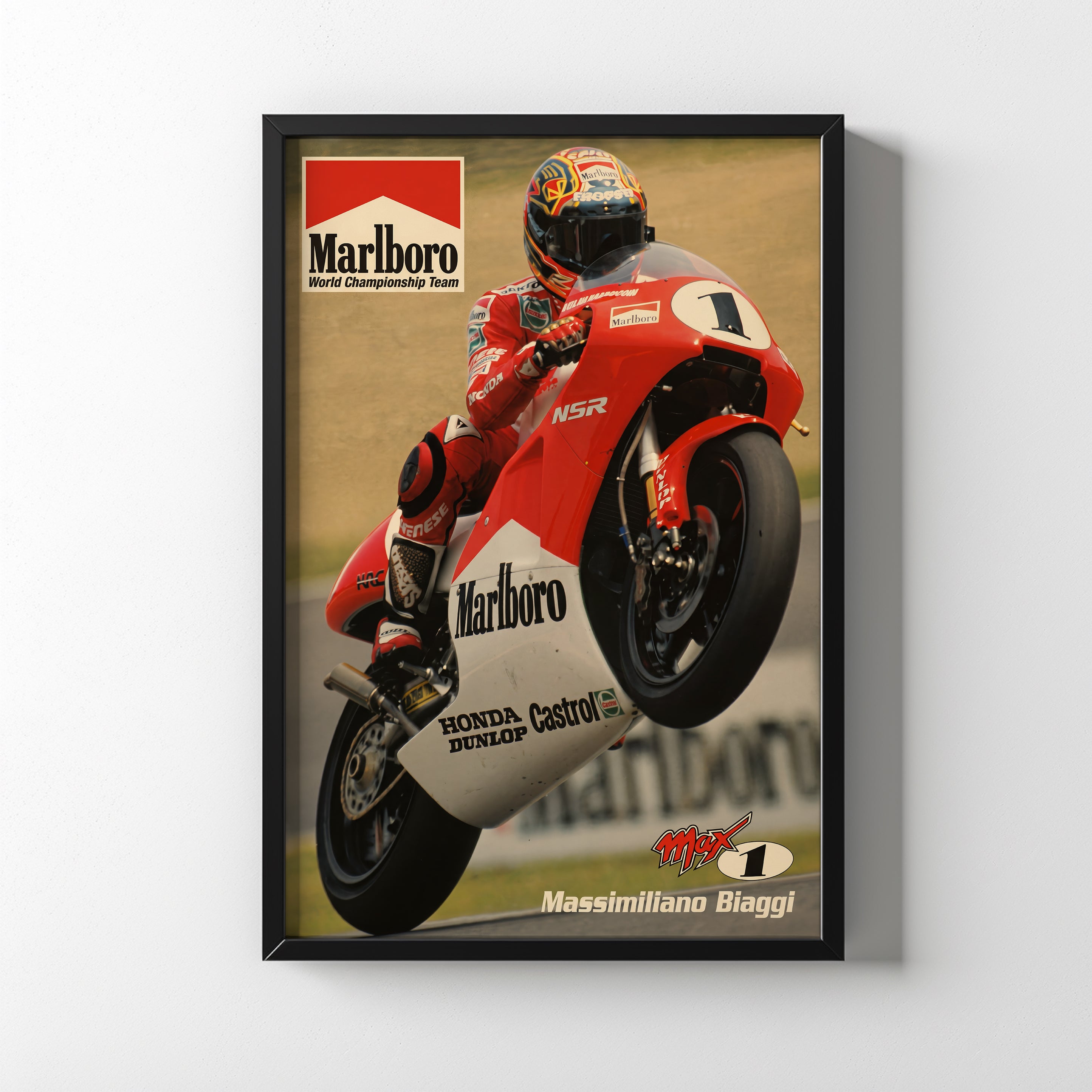 Max Biaggi Wheelie Celebration
