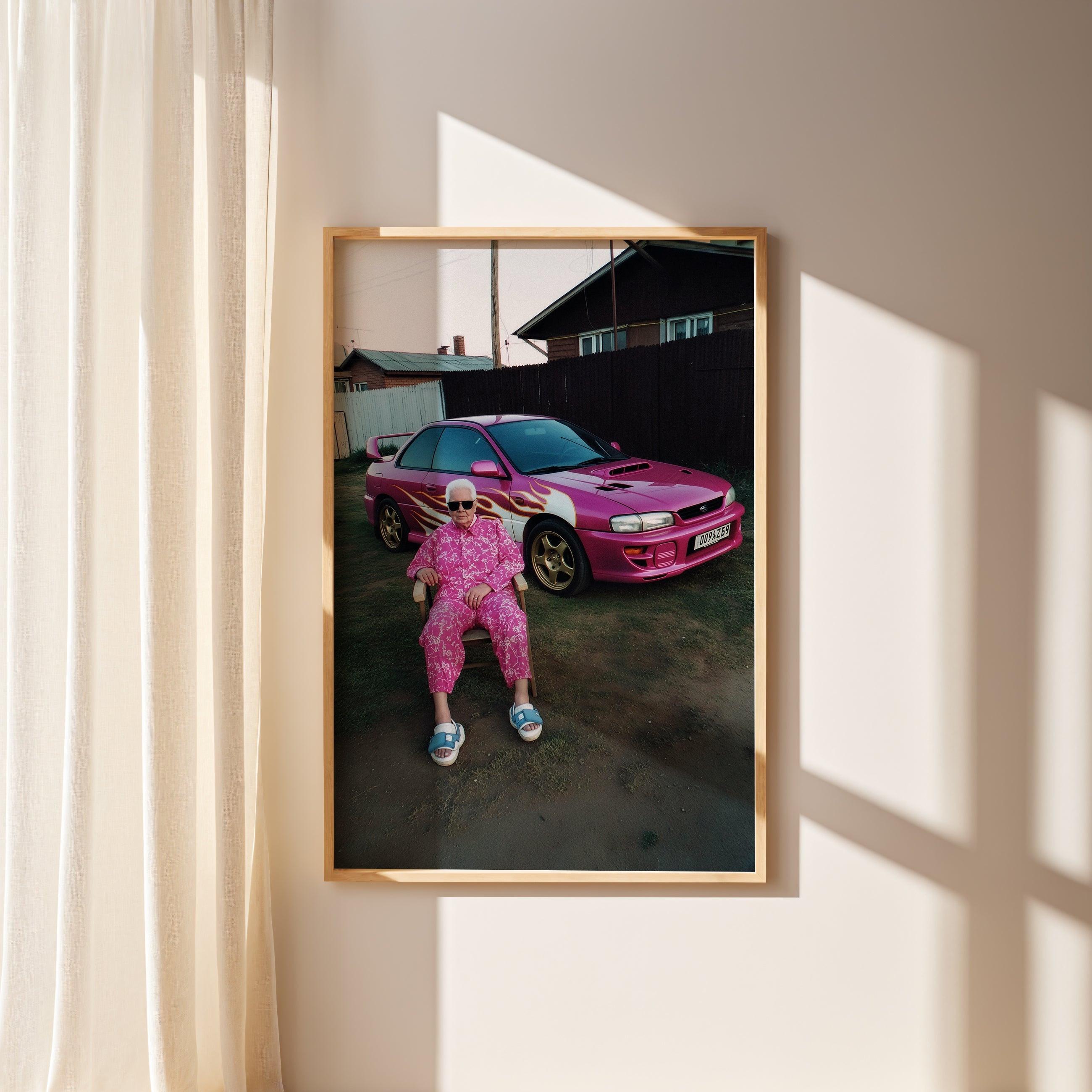 Pink Turbo Grandma.