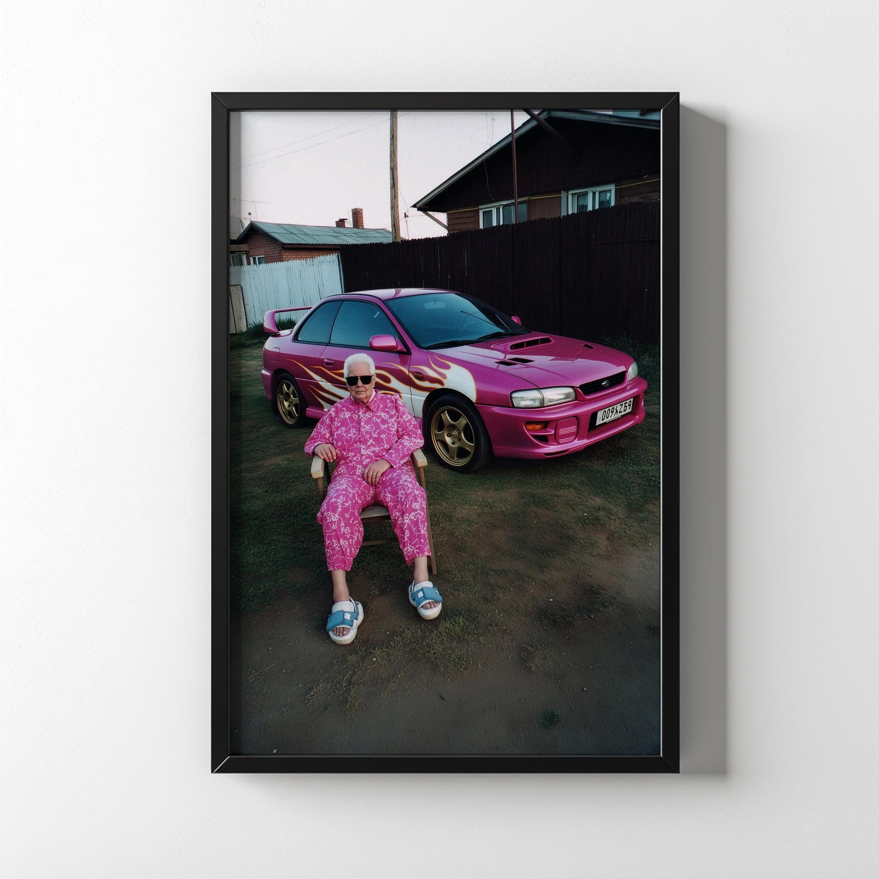 Pink Turbo Grandma.