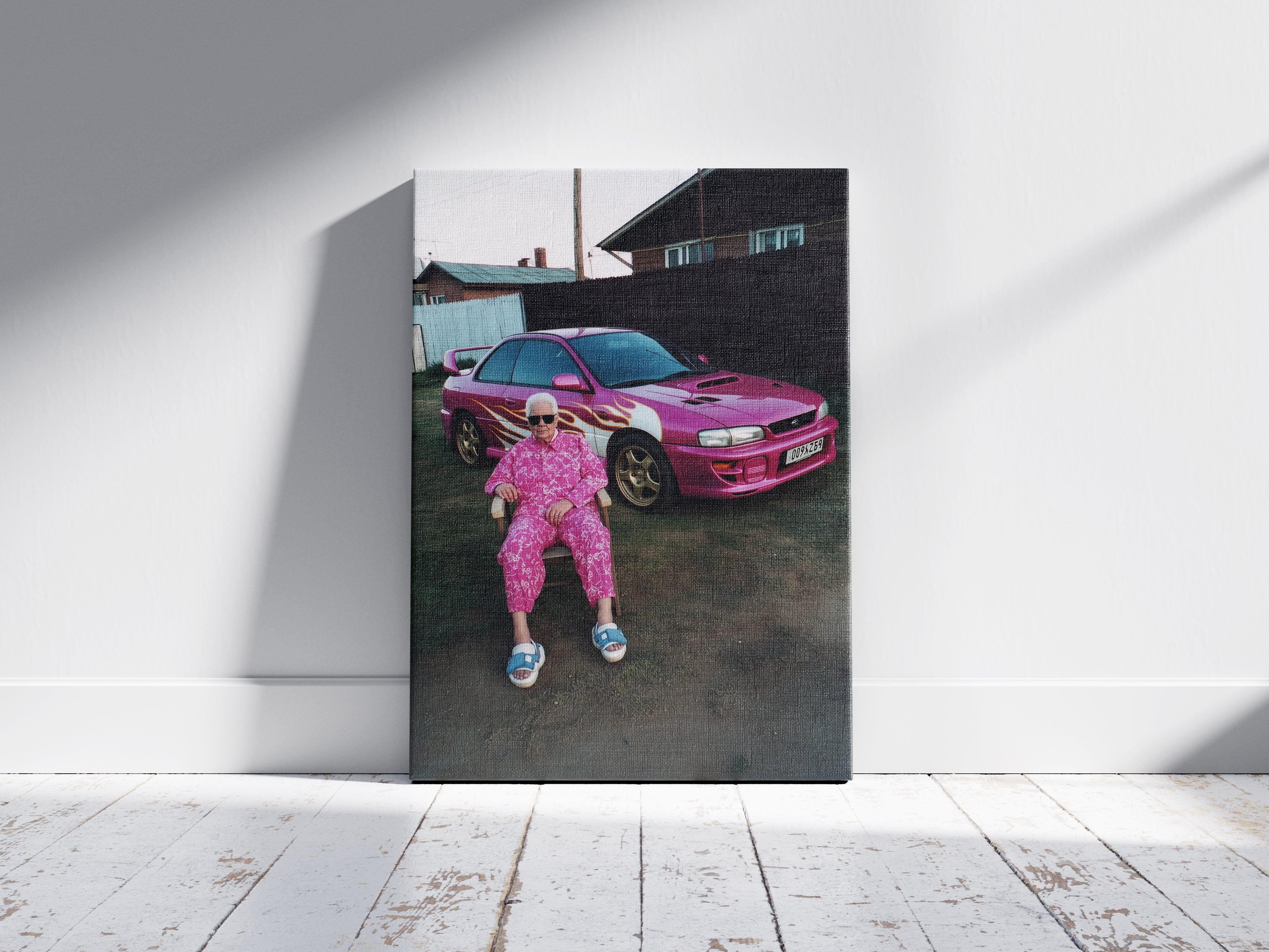 Pink Turbo Grandma.