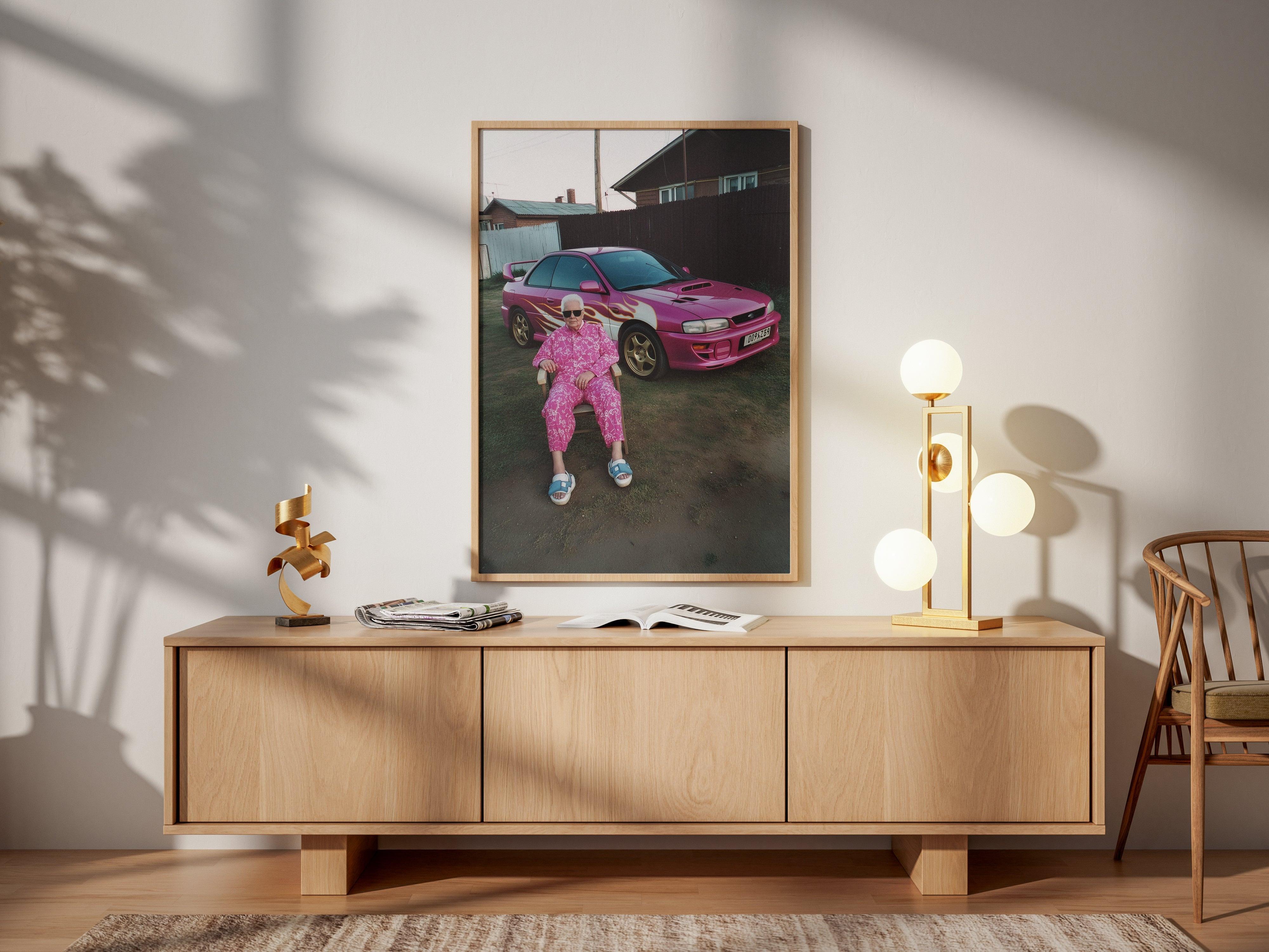Pink Turbo Grandma.
