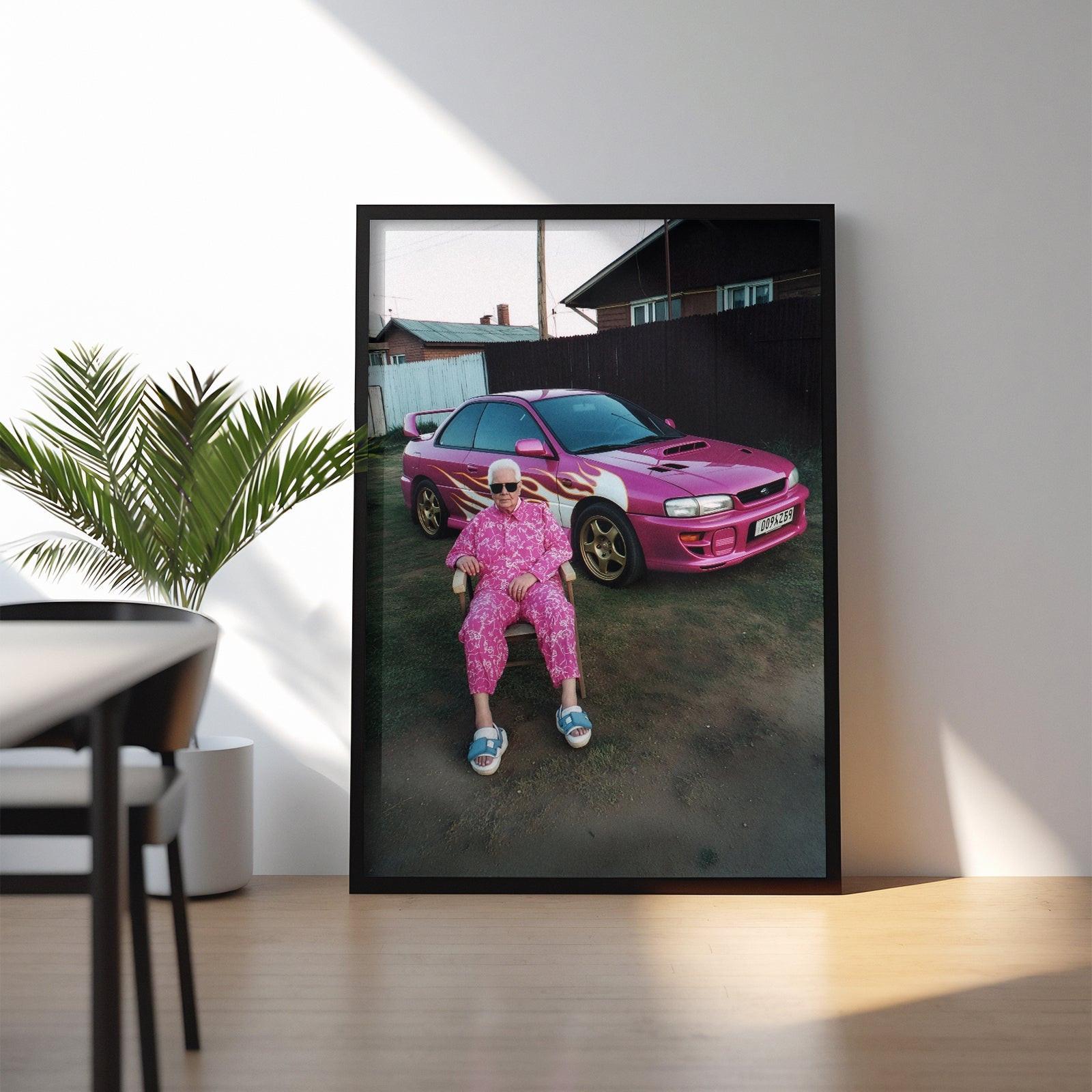 Pink Turbo Grandma.