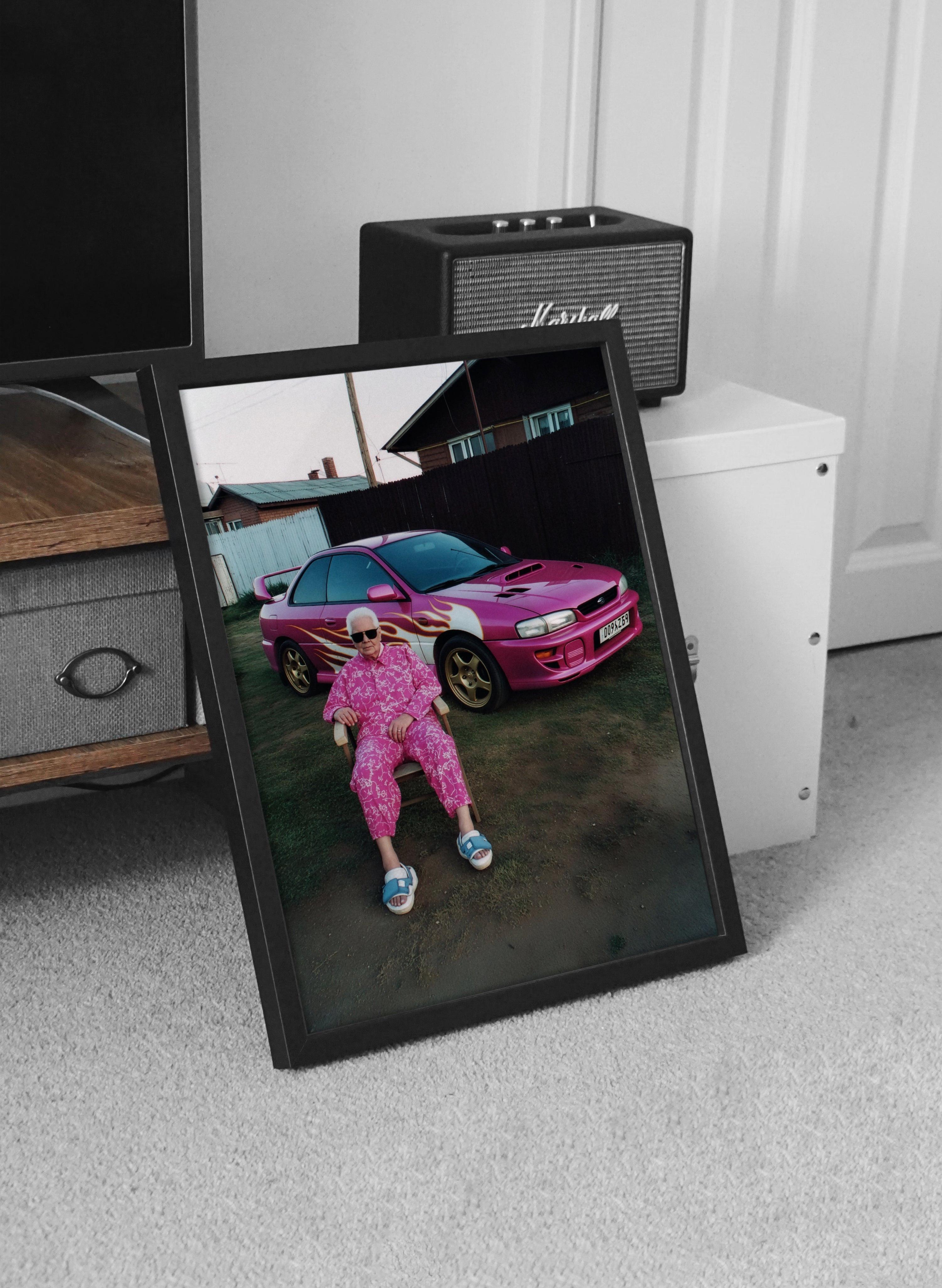 Pink Turbo Grandma.