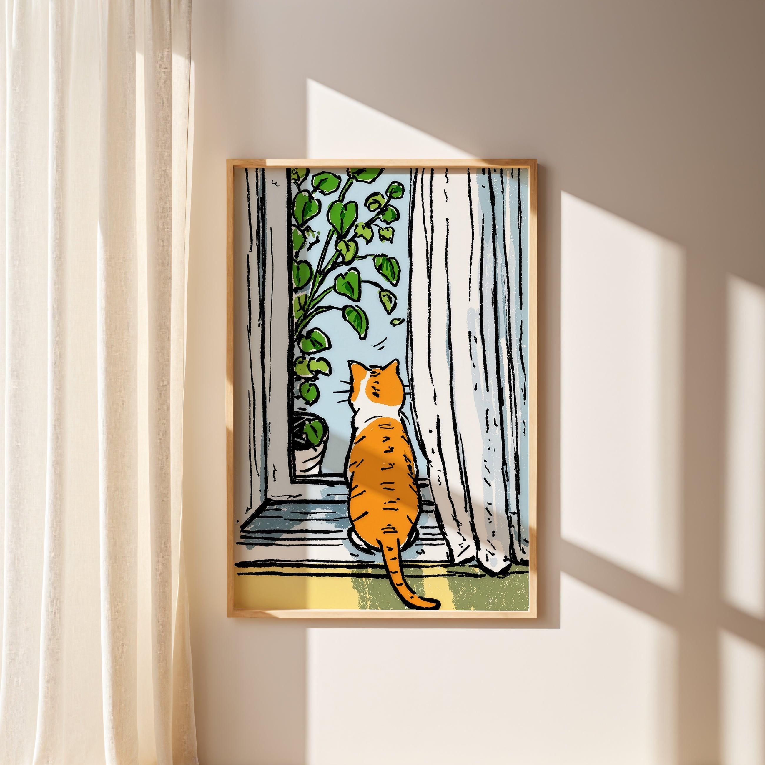 Quiet Watcher by the Window.
