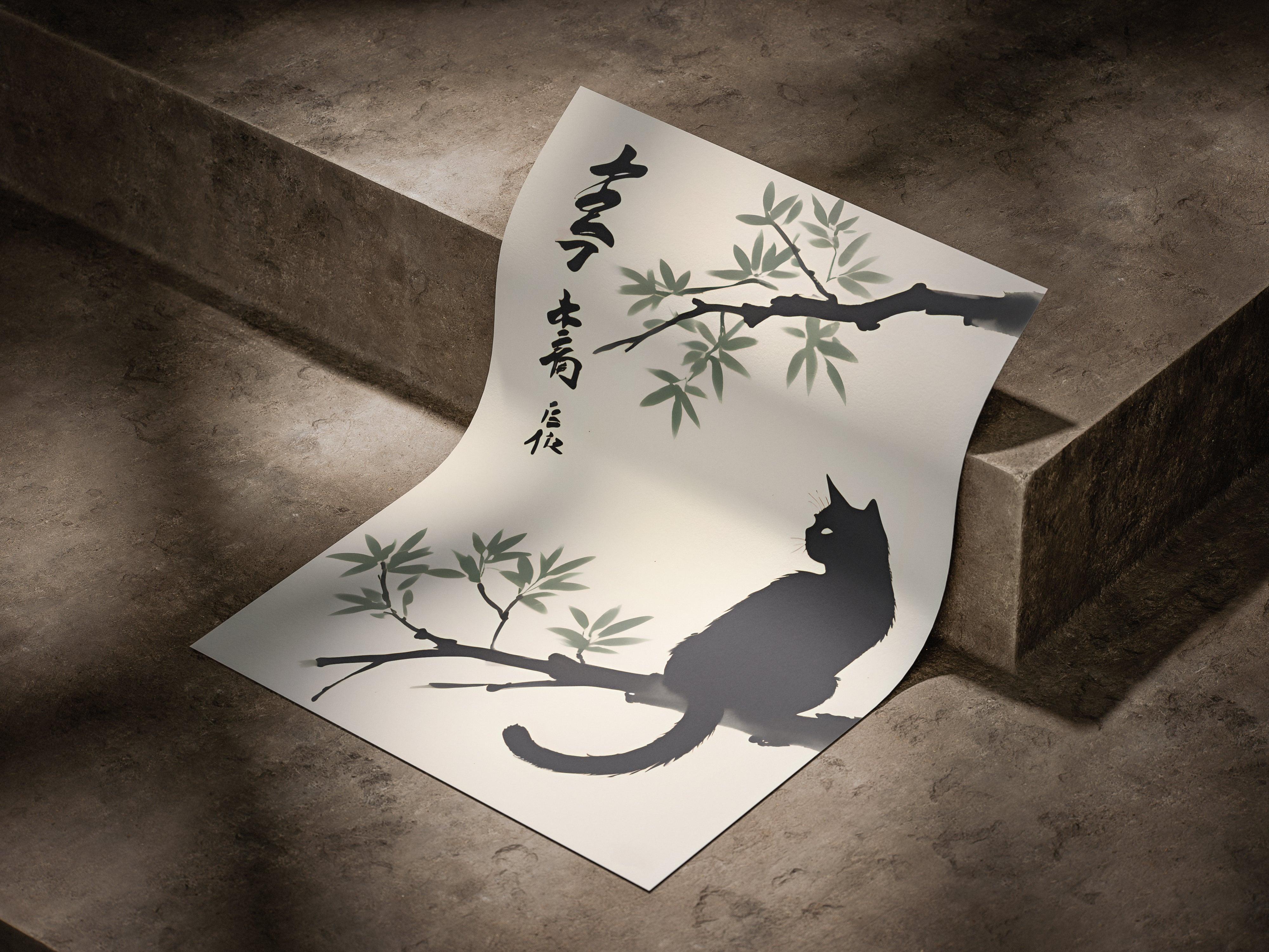 Zen Black Cat.